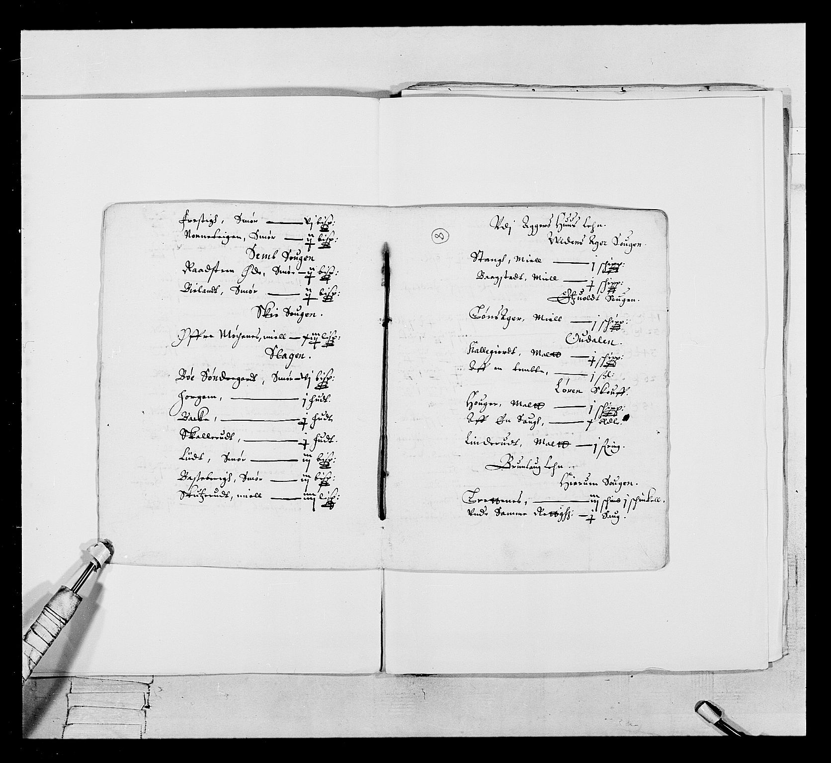 Stattholderembetet 1572-1771, RA/EA-2870/Ek/L0017/0001: Jordebøker 1633-1658: / Adelsjordebøker, 1633-1639, p. 106