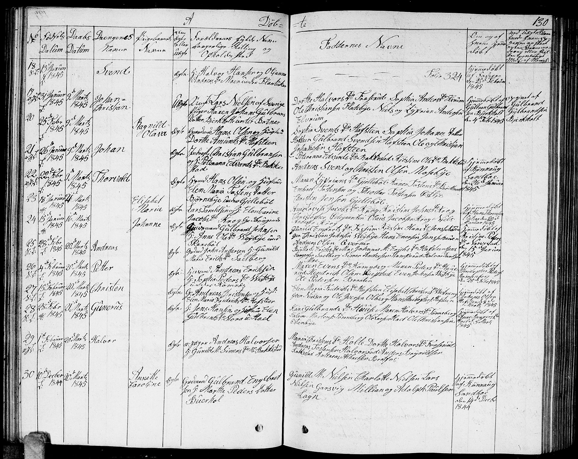 Høland prestekontor Kirkebøker, SAO/A-10346a/G/Ga/L0002: Parish register (copy) no. I 2, 1827-1845, p. 130