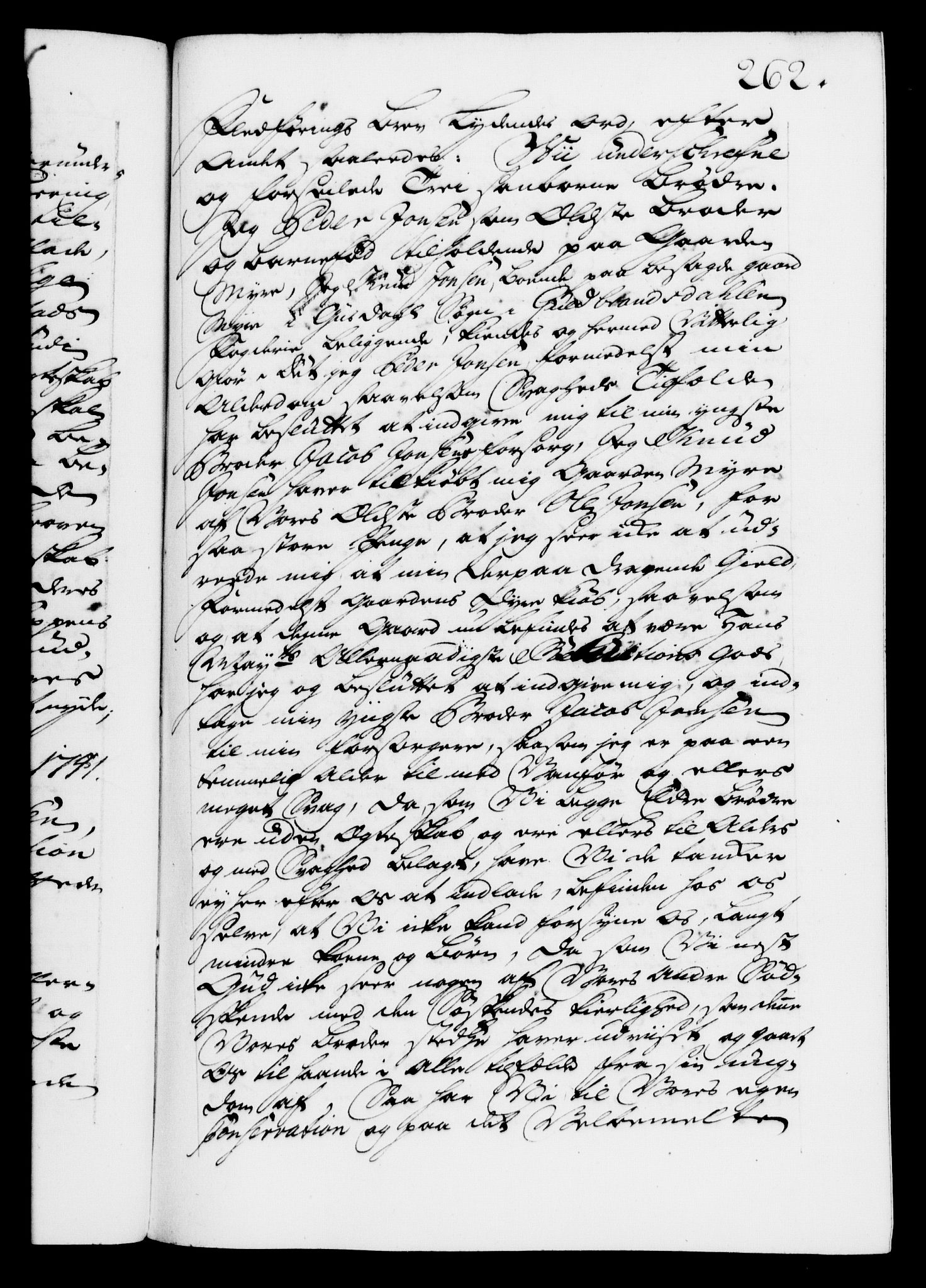 Danske Kanselli 1572-1799, AV/RA-EA-3023/F/Fc/Fca/Fcaa/L0032: Norske registre, 1741-1742, p. 262a