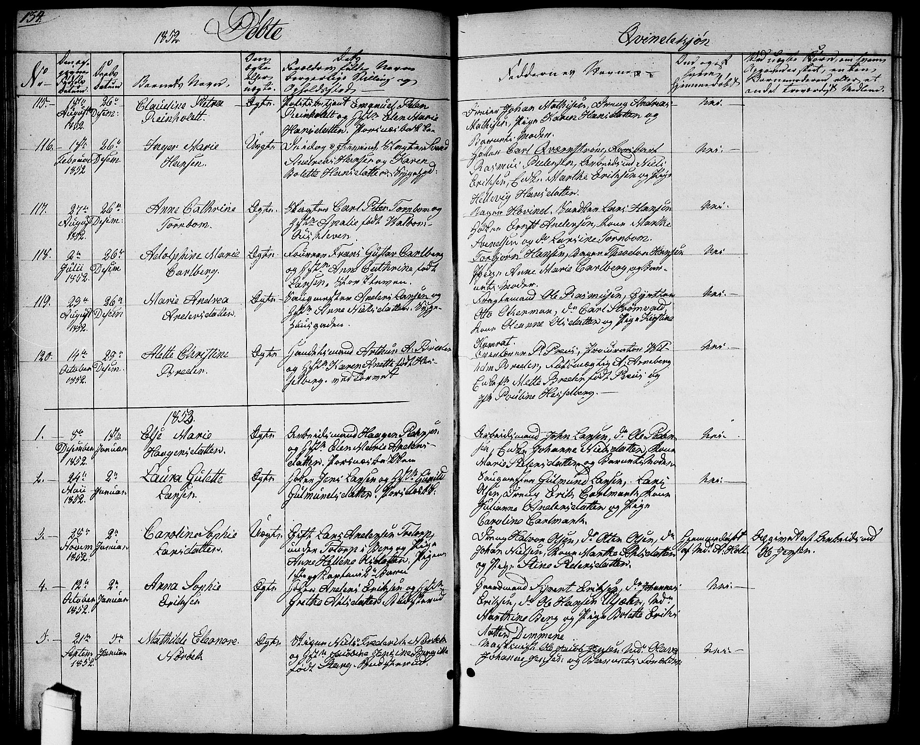 Halden prestekontor Kirkebøker, SAO/A-10909/G/Ga/L0004: Parish register (copy) no. 4, 1845-1854, p. 134