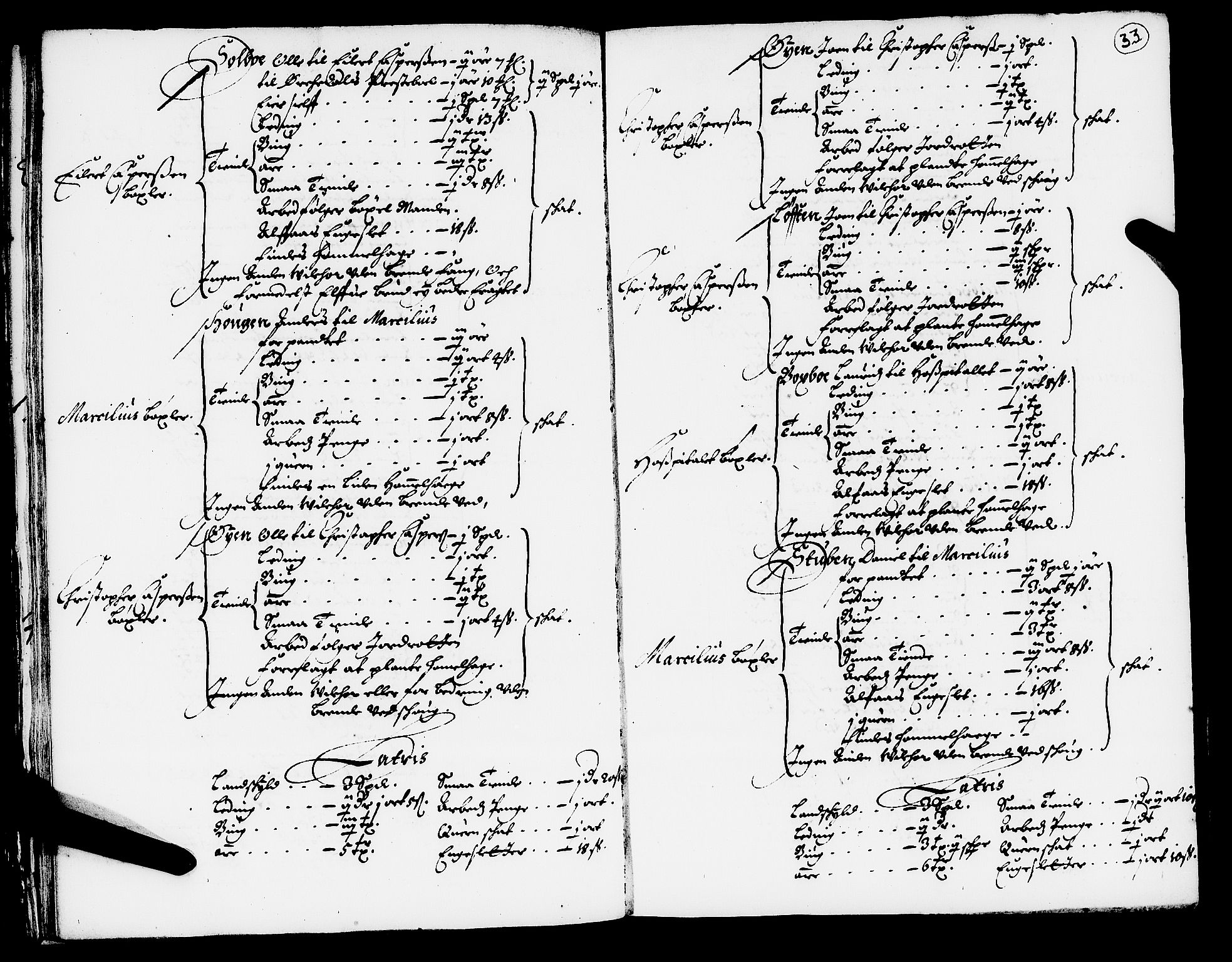 Rentekammeret inntil 1814, Realistisk ordnet avdeling, AV/RA-EA-4070/N/Nb/Nba/L0050: Orkdal fogderi, 1666, p. 32b-33a