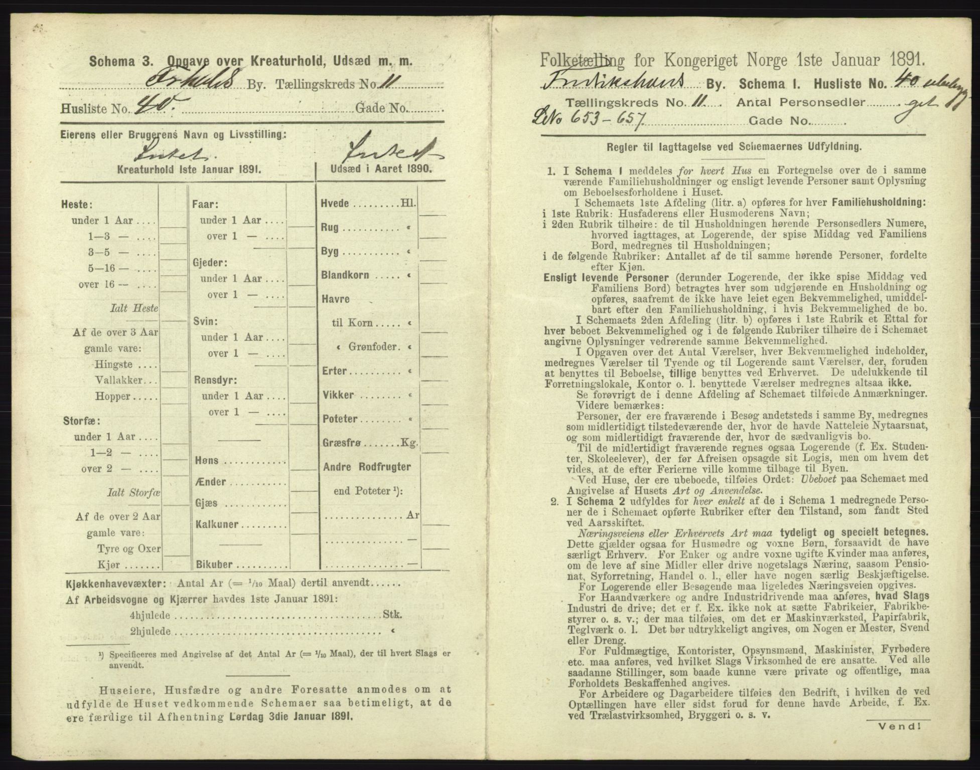 RA, 1891 census for 0101 Fredrikshald, 1891, p. 1112