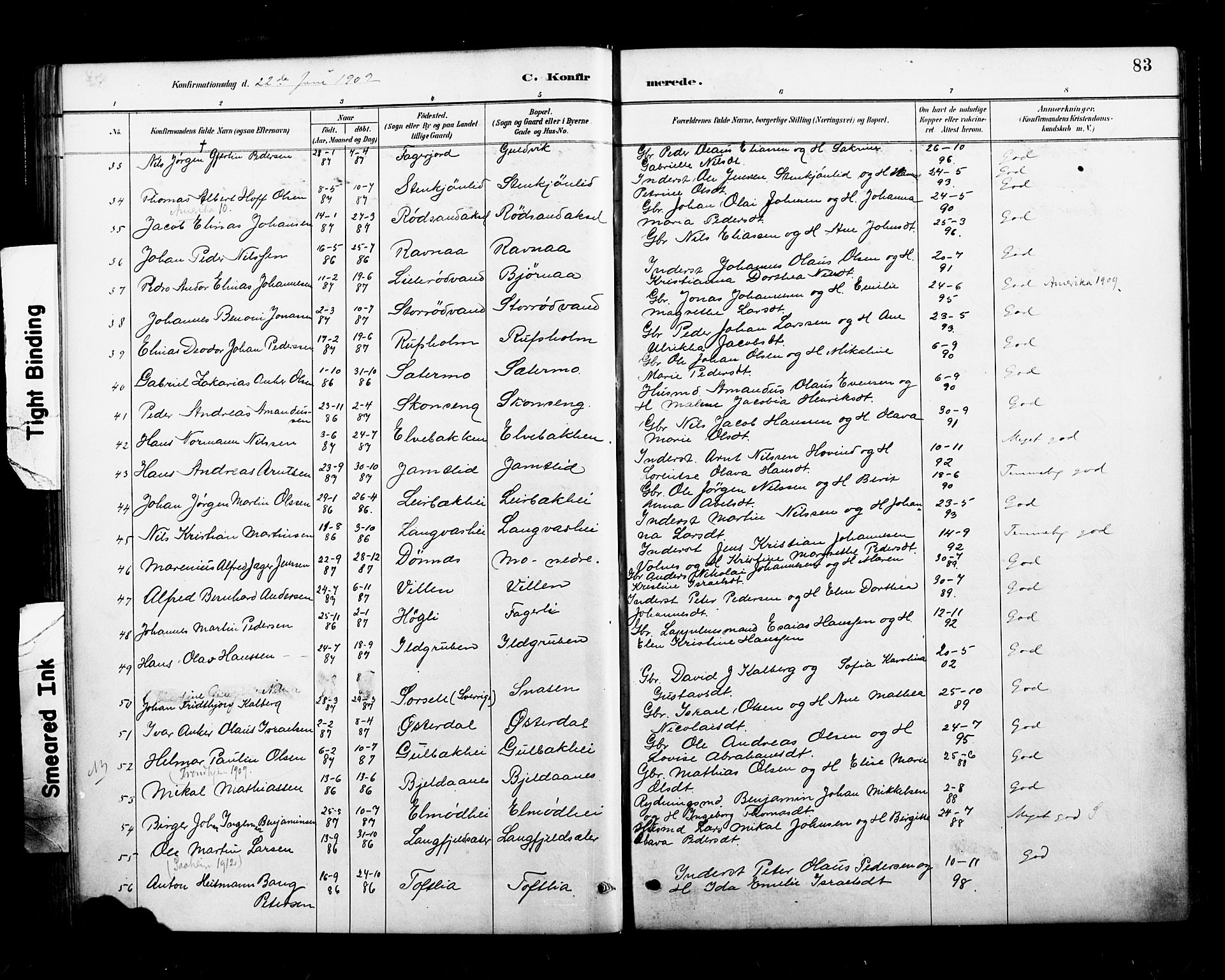 Ministerialprotokoller, klokkerbøker og fødselsregistre - Nordland, AV/SAT-A-1459/827/L0401: Parish register (official) no. 827A13, 1887-1905, p. 83