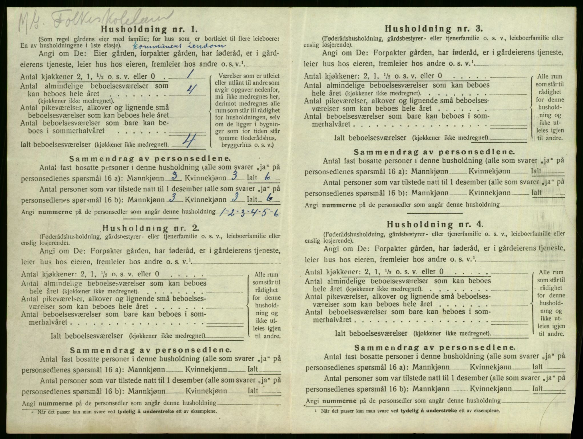 SAKO, 1920 census for Sandeherred, 1920, p. 80