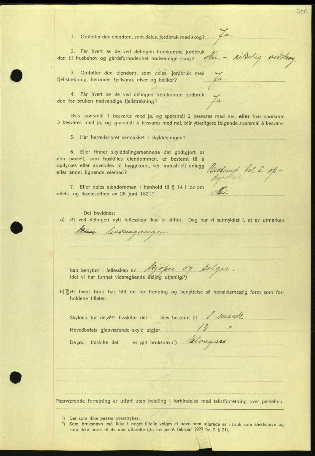 Nordmøre sorenskriveri, AV/SAT-A-4132/1/2/2Ca: Mortgage book no. A80, 1936-1937, Diary no: : 2378/1936