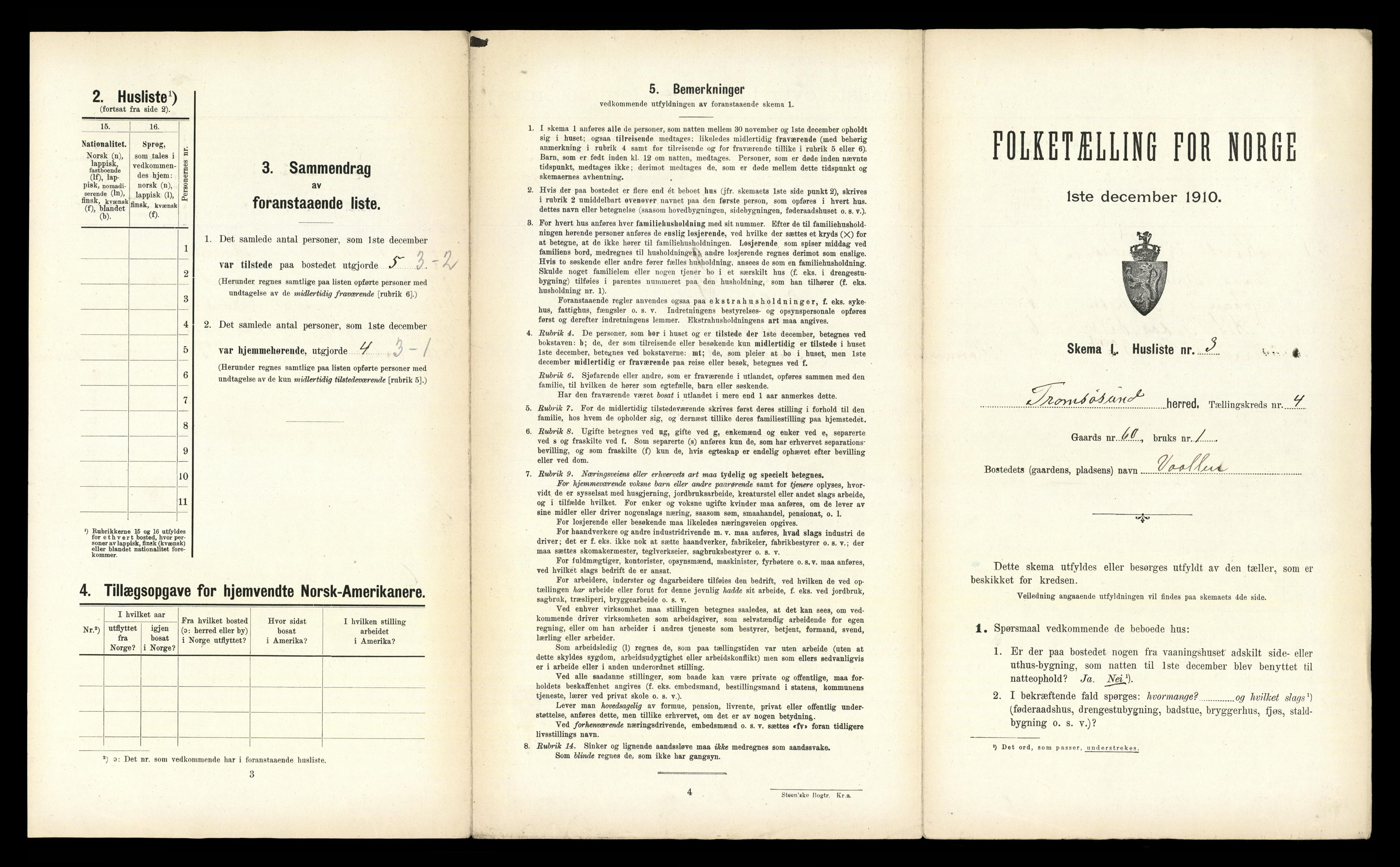 RA, 1910 census for Tromsøysund, 1910, p. 815