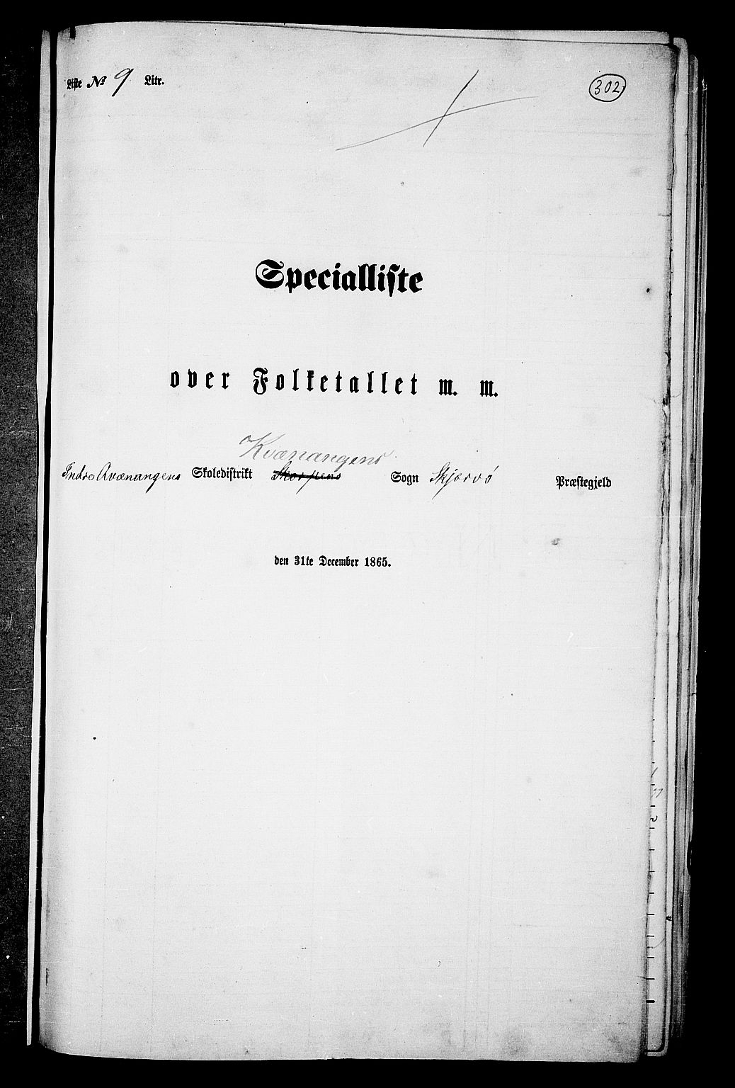 RA, 1865 census for Skjervøy, 1865, p. 175