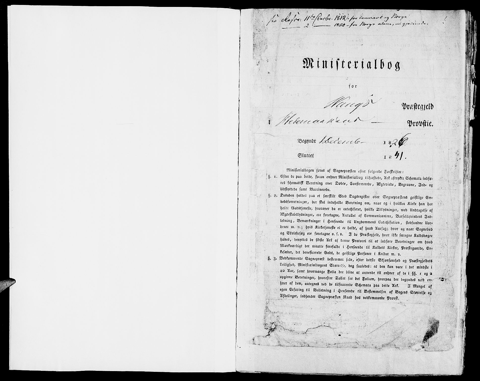 Vang prestekontor, Hedmark, SAH/PREST-008/H/Ha/Haa/L0009: Parish register (official) no. 9, 1826-1841