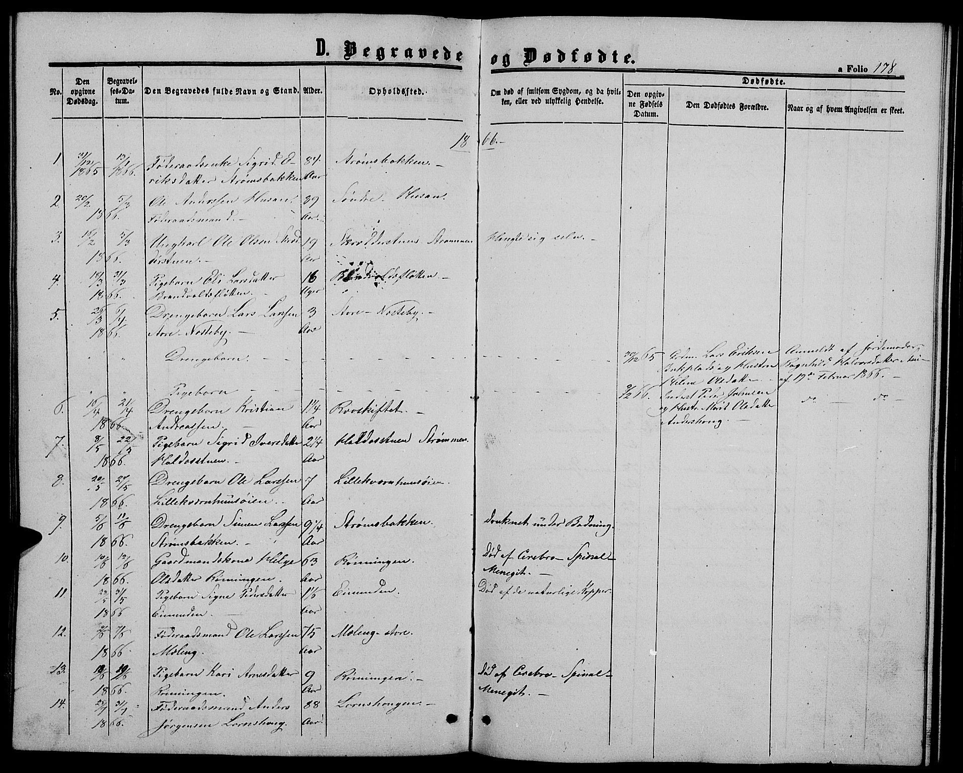 Alvdal prestekontor, SAH/PREST-060/H/Ha/Hab/L0002: Parish register (copy) no. 2, 1863-1878, p. 178
