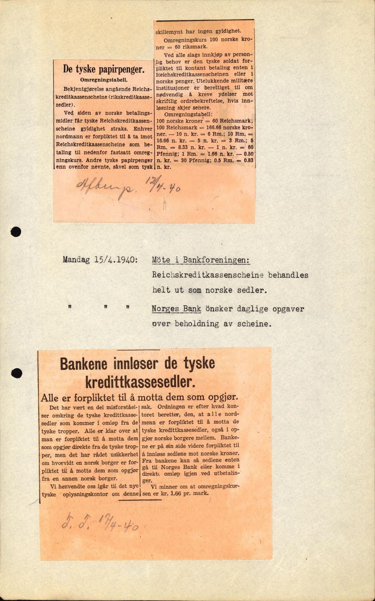 Forsvaret, Forsvarets krigshistoriske avdeling, AV/RA-RAFA-2017/Y/Yf/L0206: II-C-11-2120  -  Kapitulasjonen 7. juni 1940.  Okkupasjonstiden., 1940-1945, p. 363