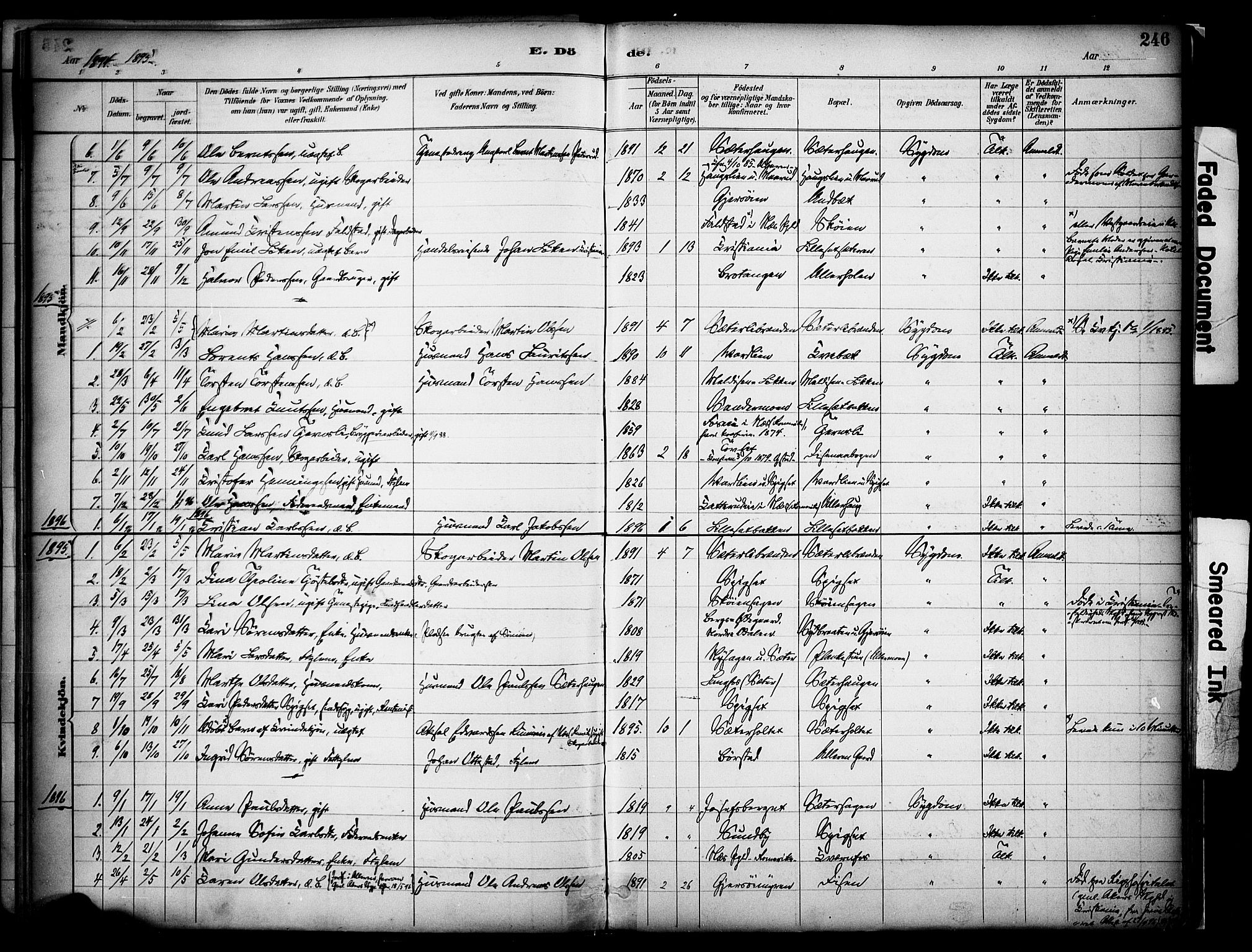 Sør-Odal prestekontor, AV/SAH-PREST-030/H/Ha/Haa/L0008: Parish register (official) no. 8, 1886-1922, p. 246