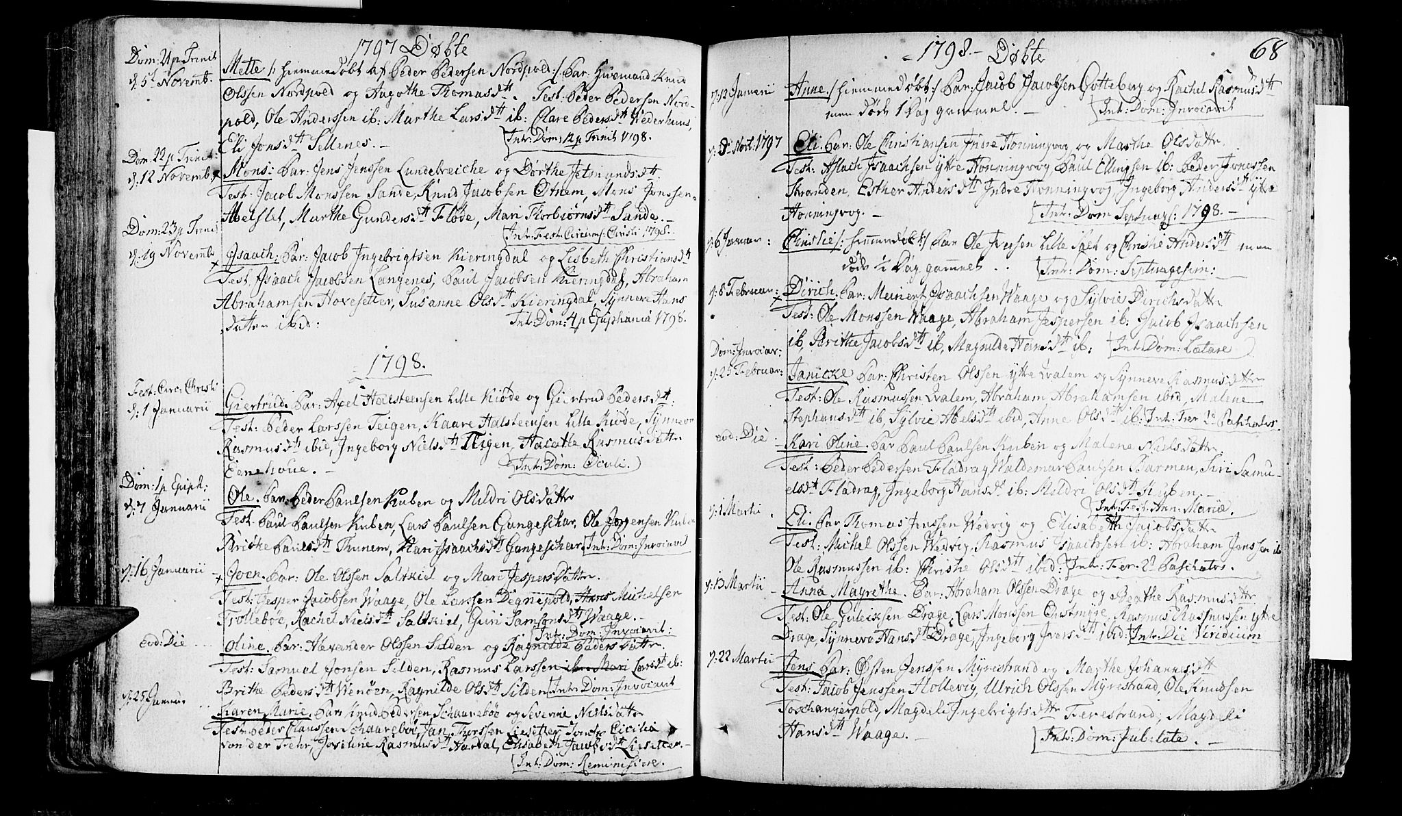 Selje sokneprestembete, AV/SAB-A-99938/H/Ha/Haa/Haaa: Parish register (official) no. A 6, 1782-1806, p. 68