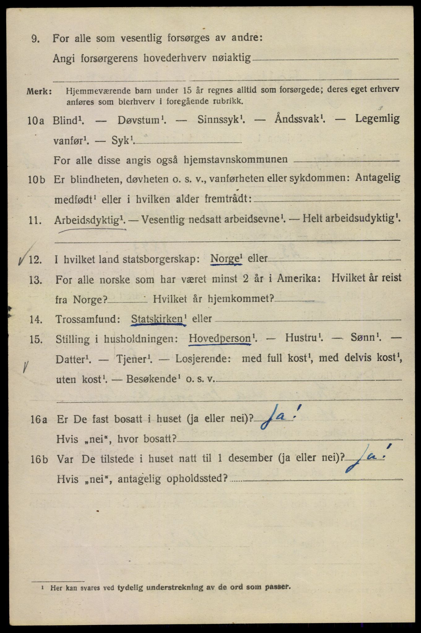 SAO, 1920 census for Kristiania, 1920, p. 369852