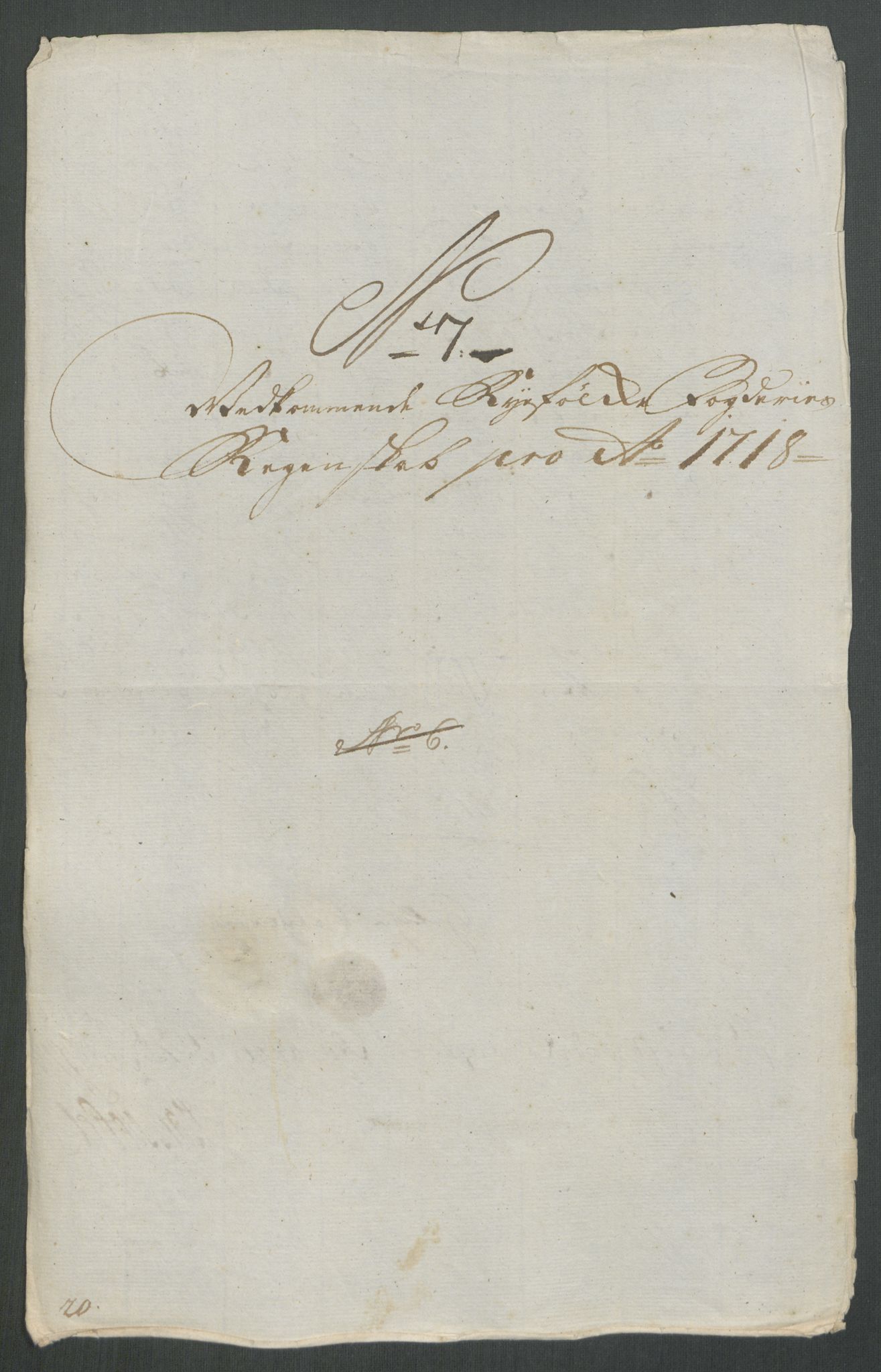 Rentekammeret inntil 1814, Reviderte regnskaper, Fogderegnskap, AV/RA-EA-4092/R47/L2871: Fogderegnskap Ryfylke, 1718, p. 90