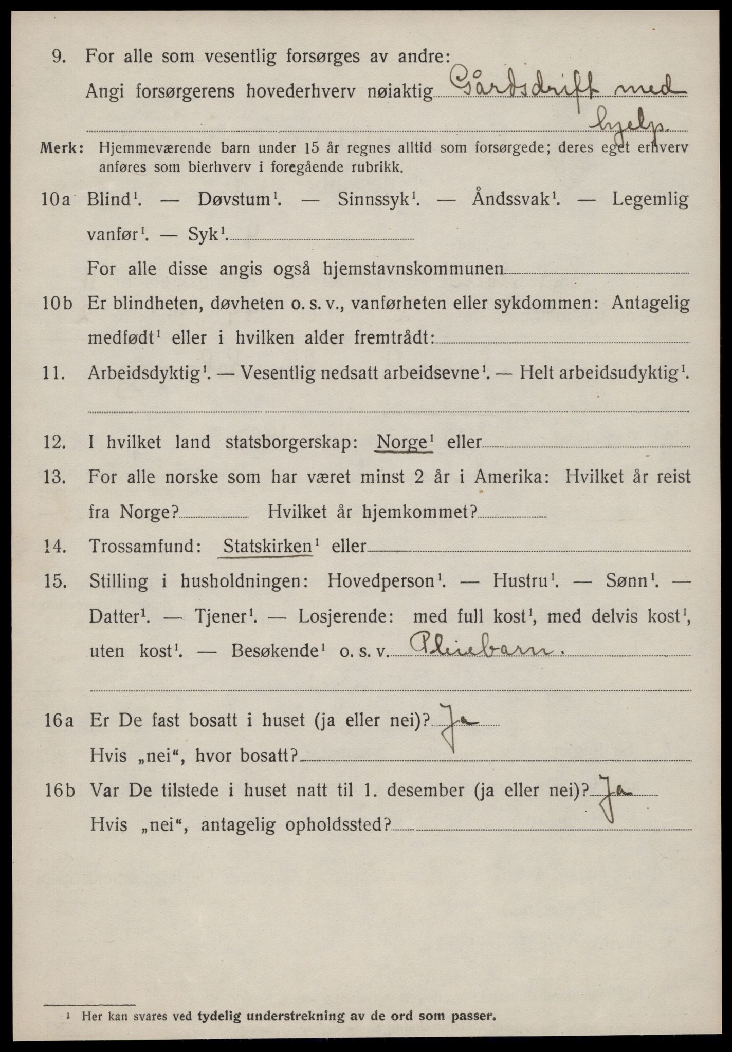 SAT, 1920 census for Sykkylven, 1920, p. 5430