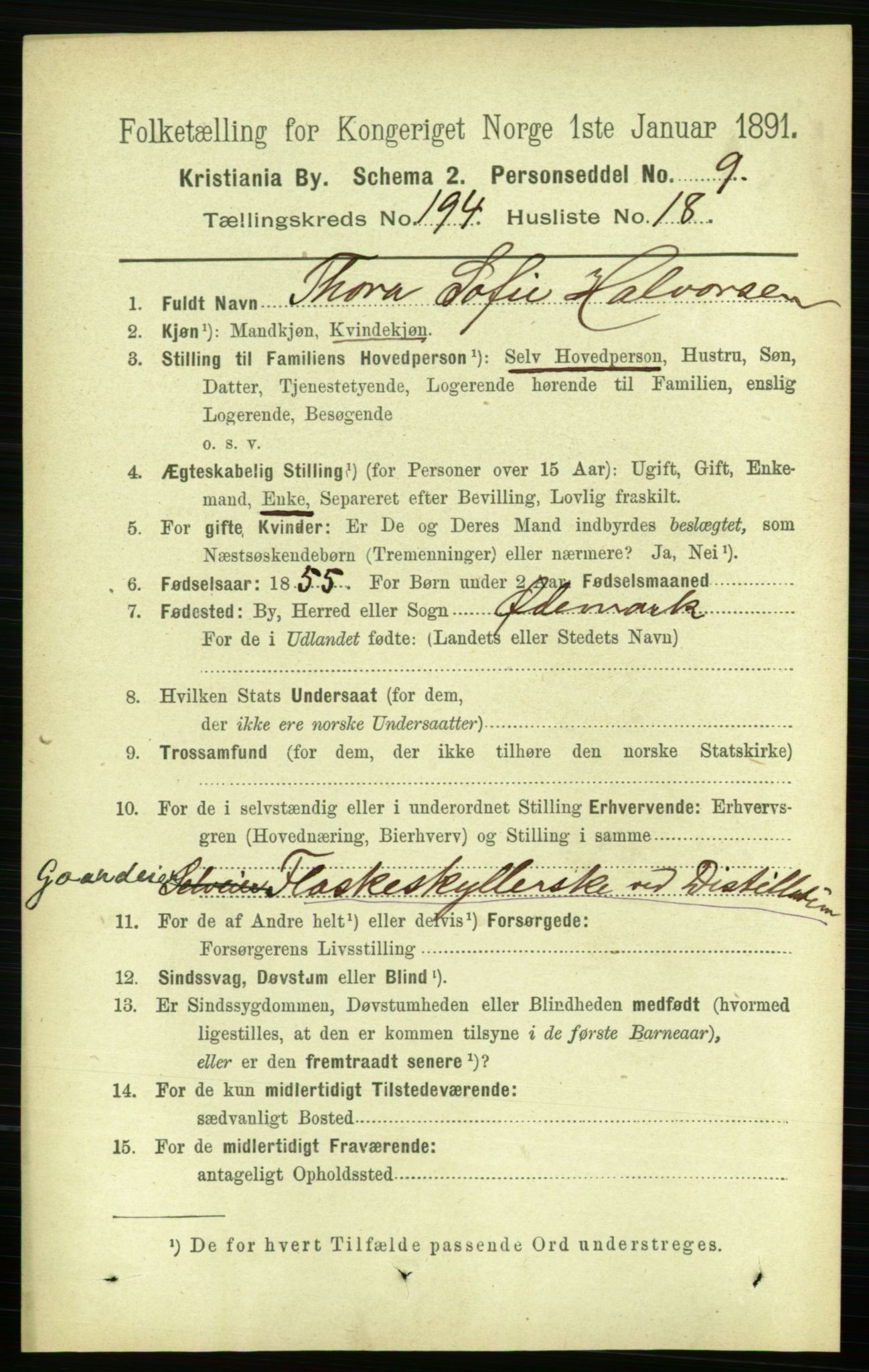 RA, 1891 census for 0301 Kristiania, 1891, p. 117176