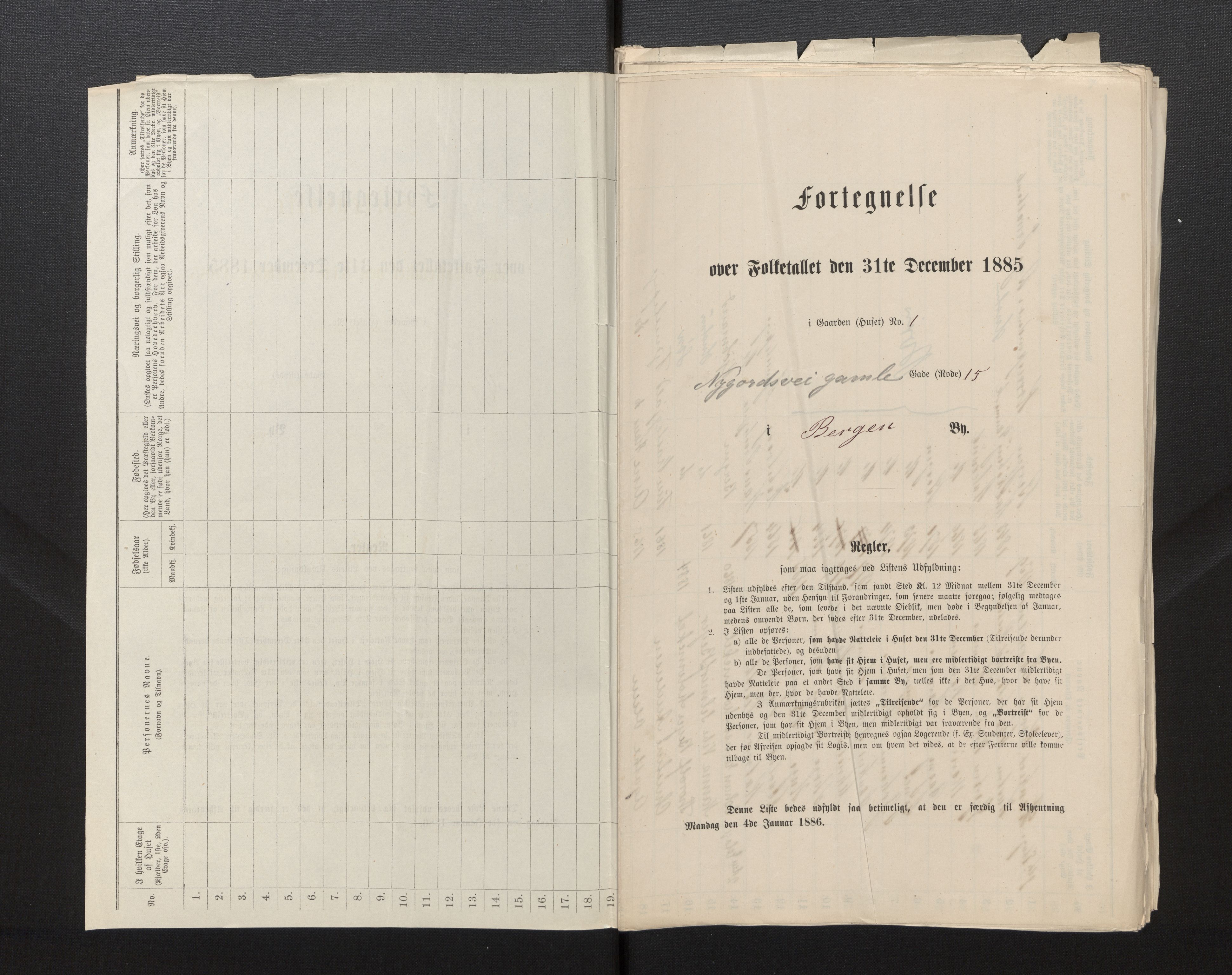 SAB, 1885 census for 1301 Bergen, 1885, p. 4554