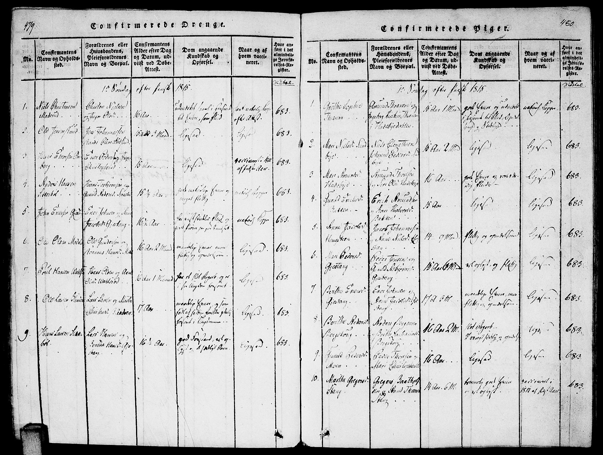 Enebakk prestekontor Kirkebøker, SAO/A-10171c/F/Fa/L0005: Parish register (official) no. I 5, 1790-1825, p. 479-480