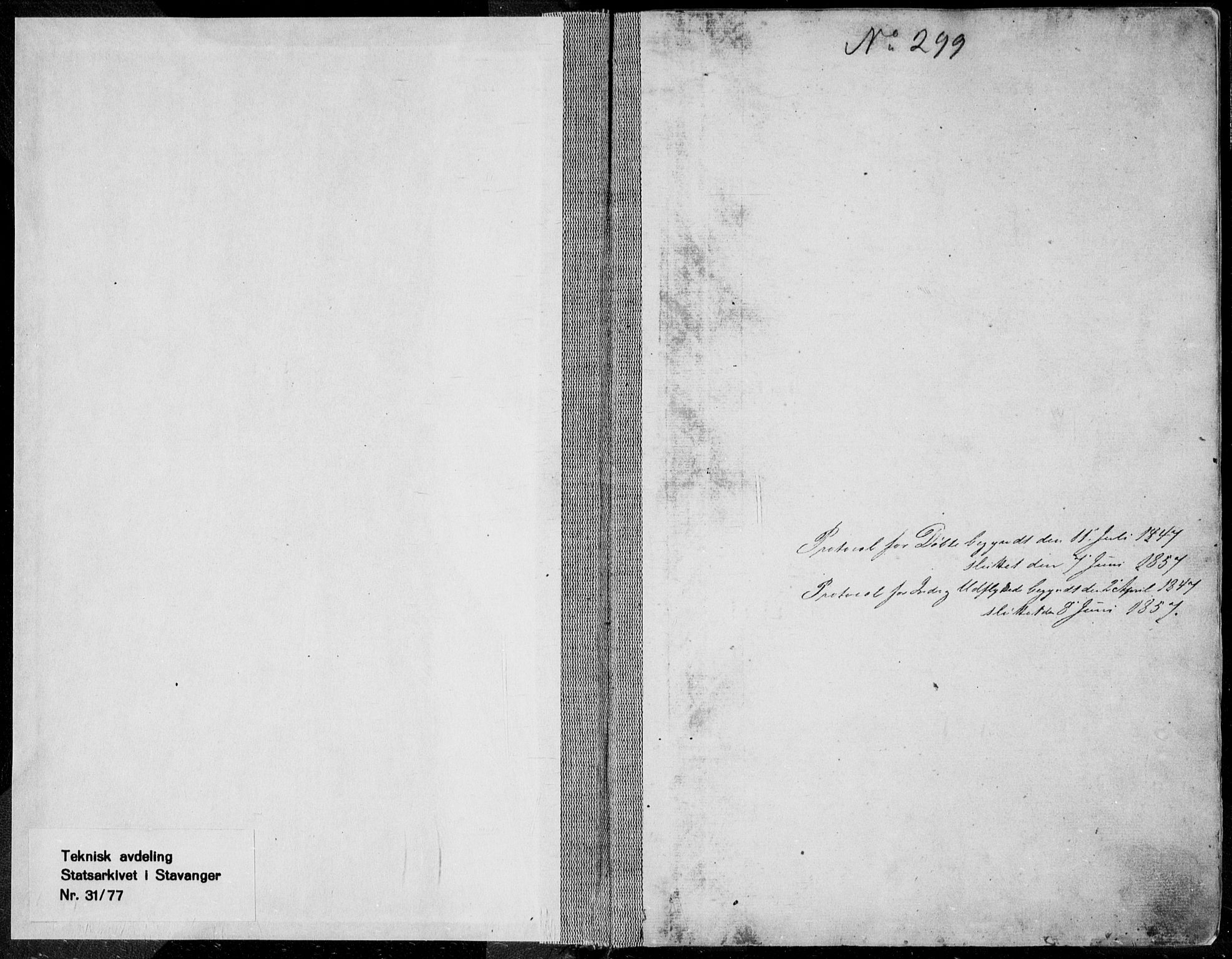 Avaldsnes sokneprestkontor, AV/SAST-A -101851/H/Ha/Haa/L0008: Parish register (official) no. A 8, 1847-1857