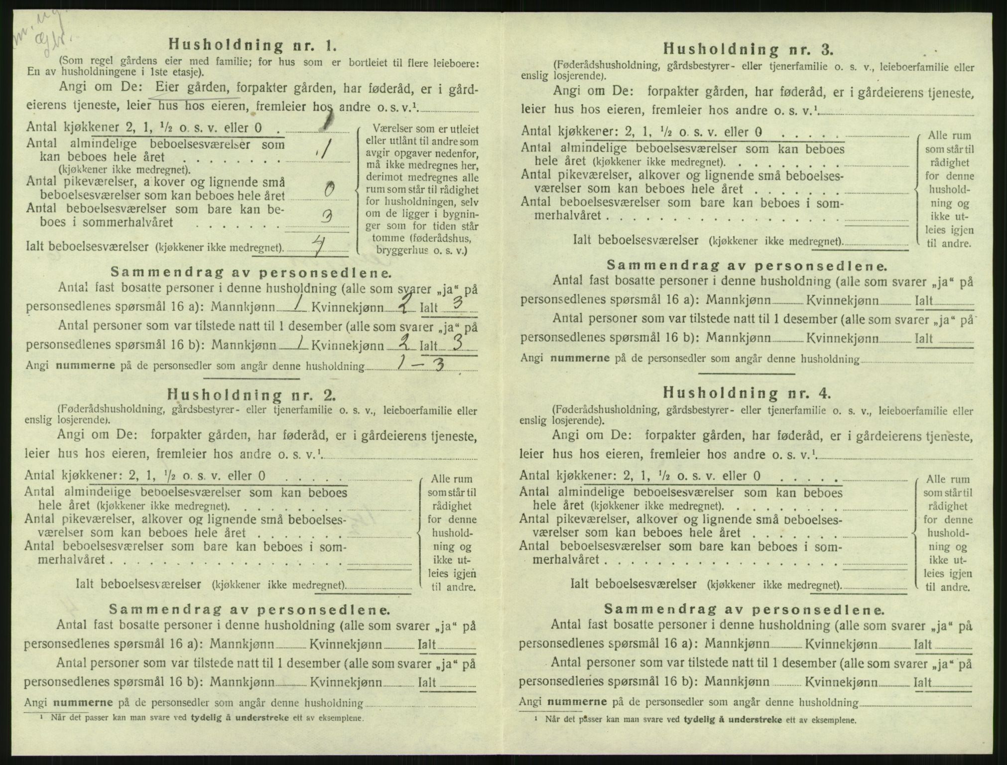 SAT, 1920 census for Leirfjord, 1920, p. 522