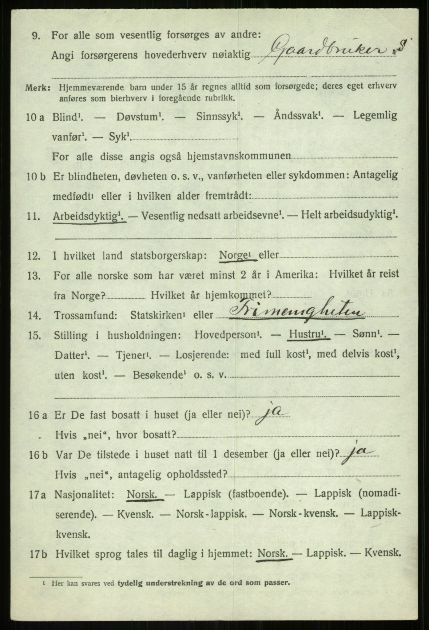 SATØ, 1920 census for Målselv, 1920, p. 4844