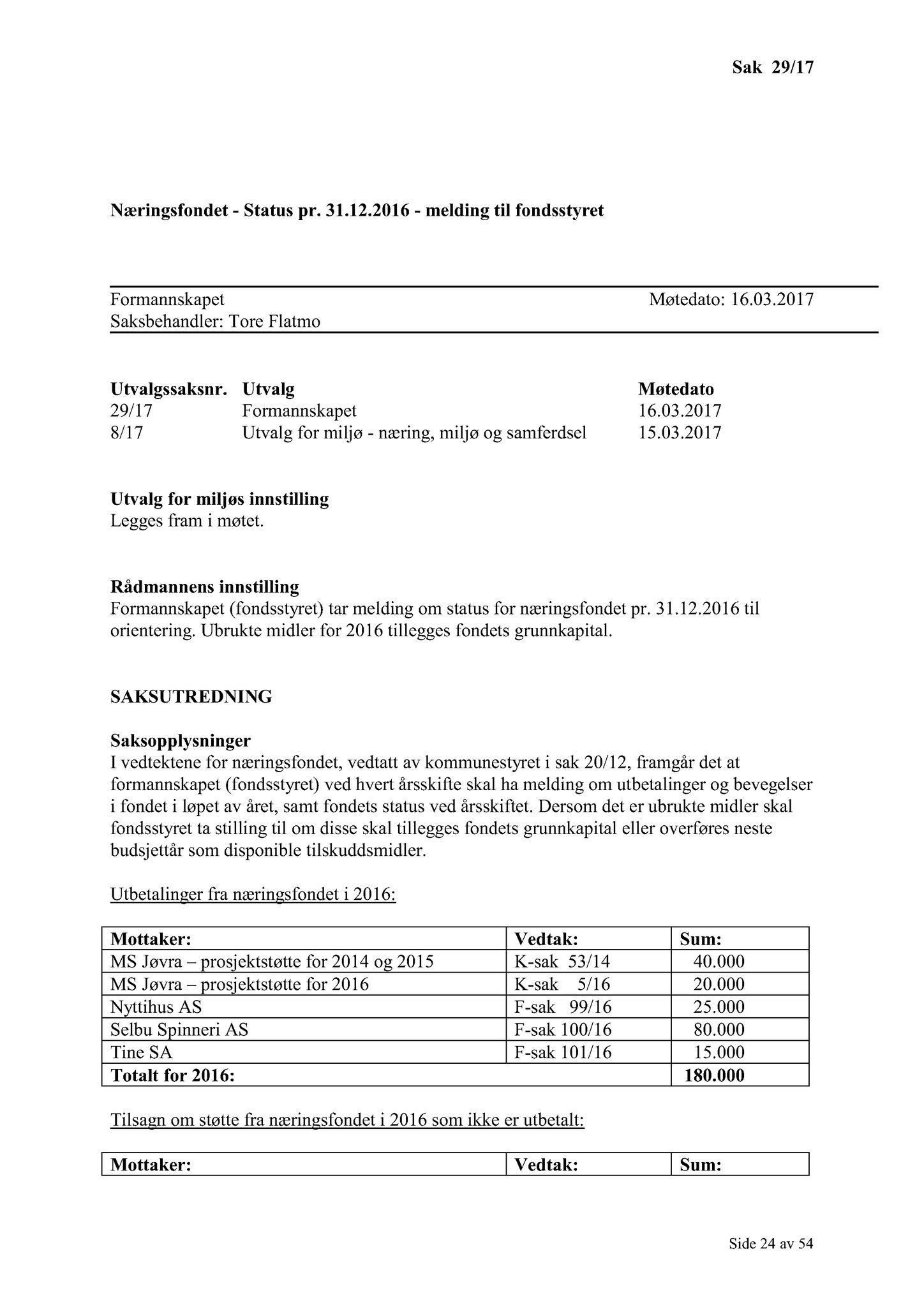 Klæbu Kommune, TRKO/KK/02-FS/L010: Formannsskapet - Møtedokumenter, 2017, p. 711