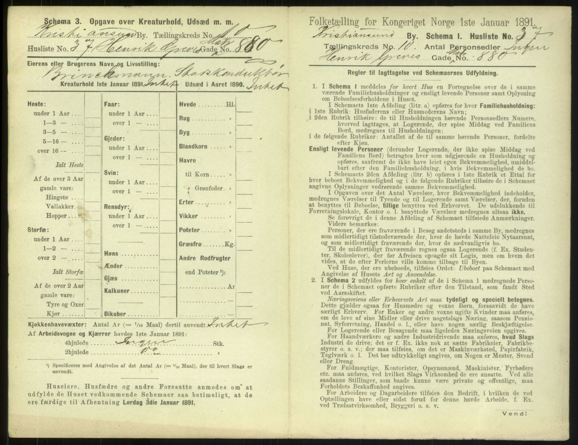 RA, 1891 census for 1503 Kristiansund, 1891, p. 1128