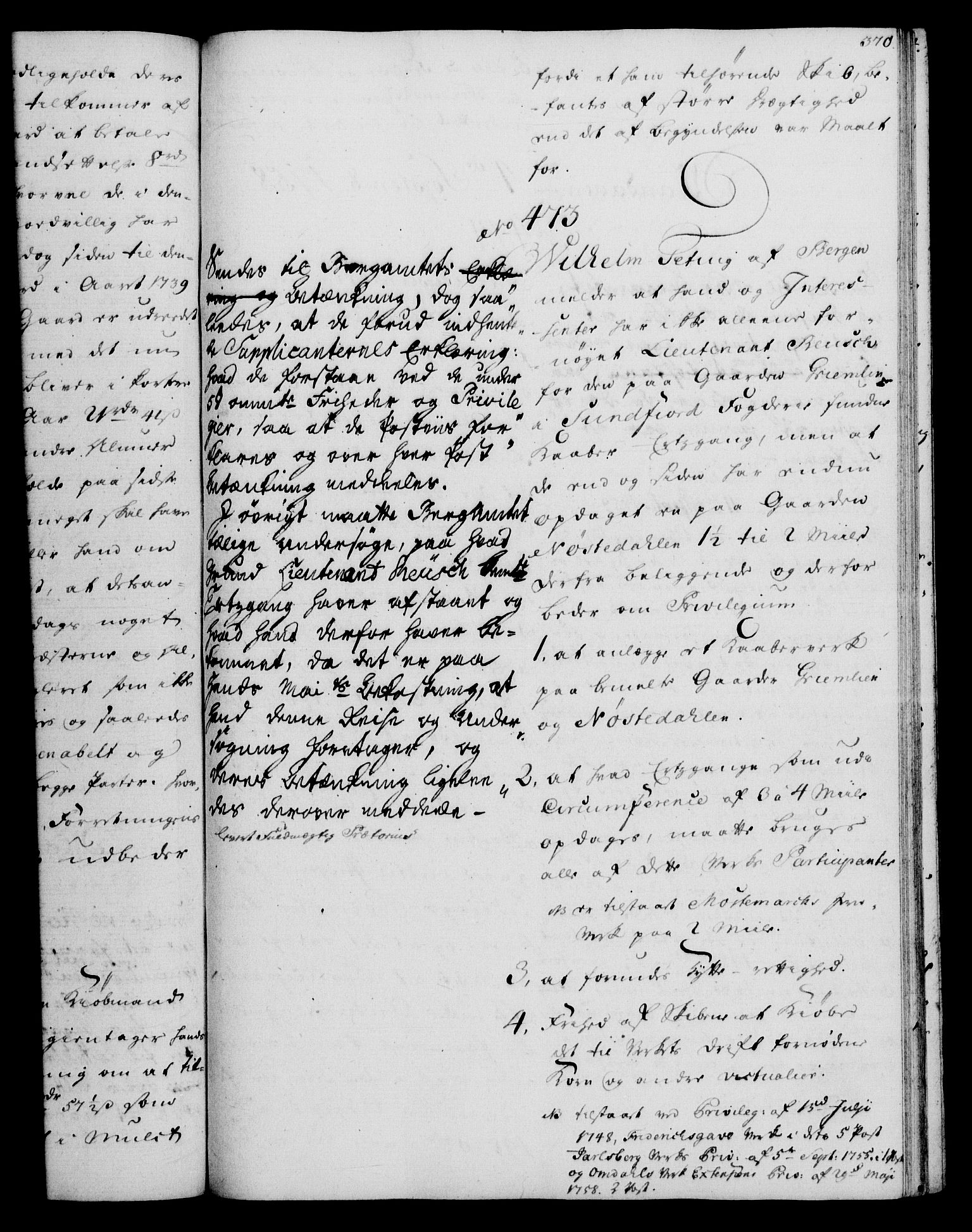 Rentekammeret, Kammerkanselliet, RA/EA-3111/G/Gh/Gha/L0034: Norsk ekstraktmemorialprotokoll (merket RK 53.79), 1756-1759, p. 370