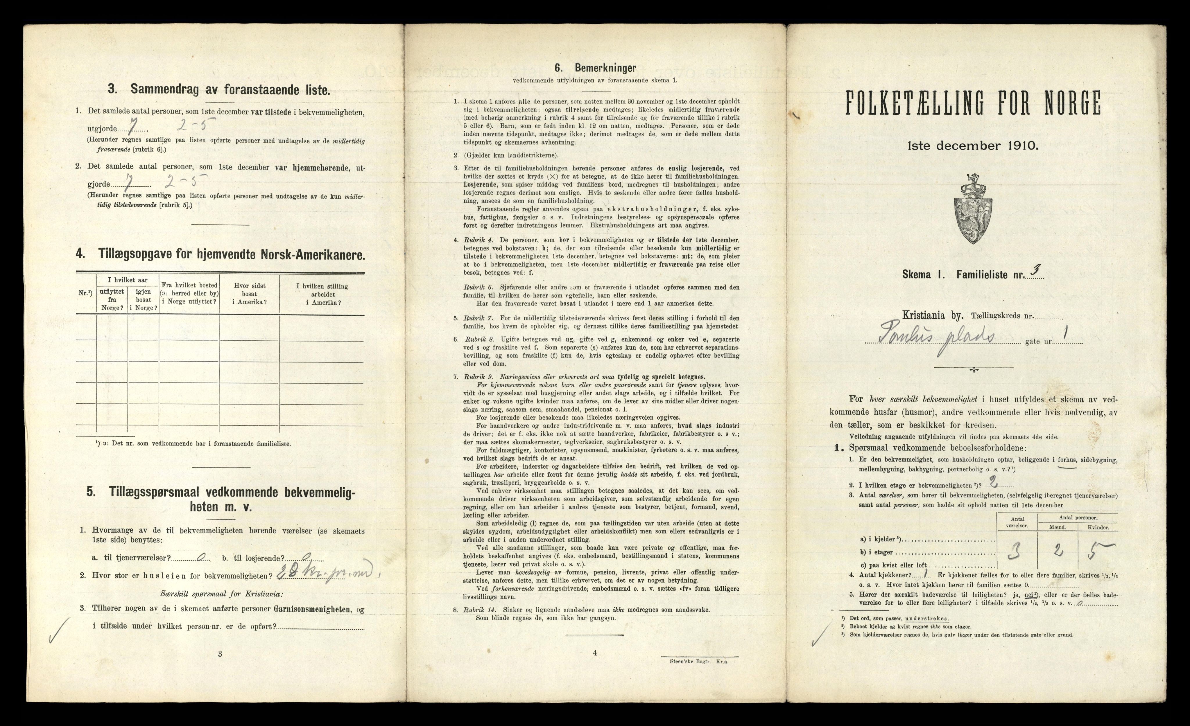 RA, 1910 census for Kristiania, 1910, p. 76249