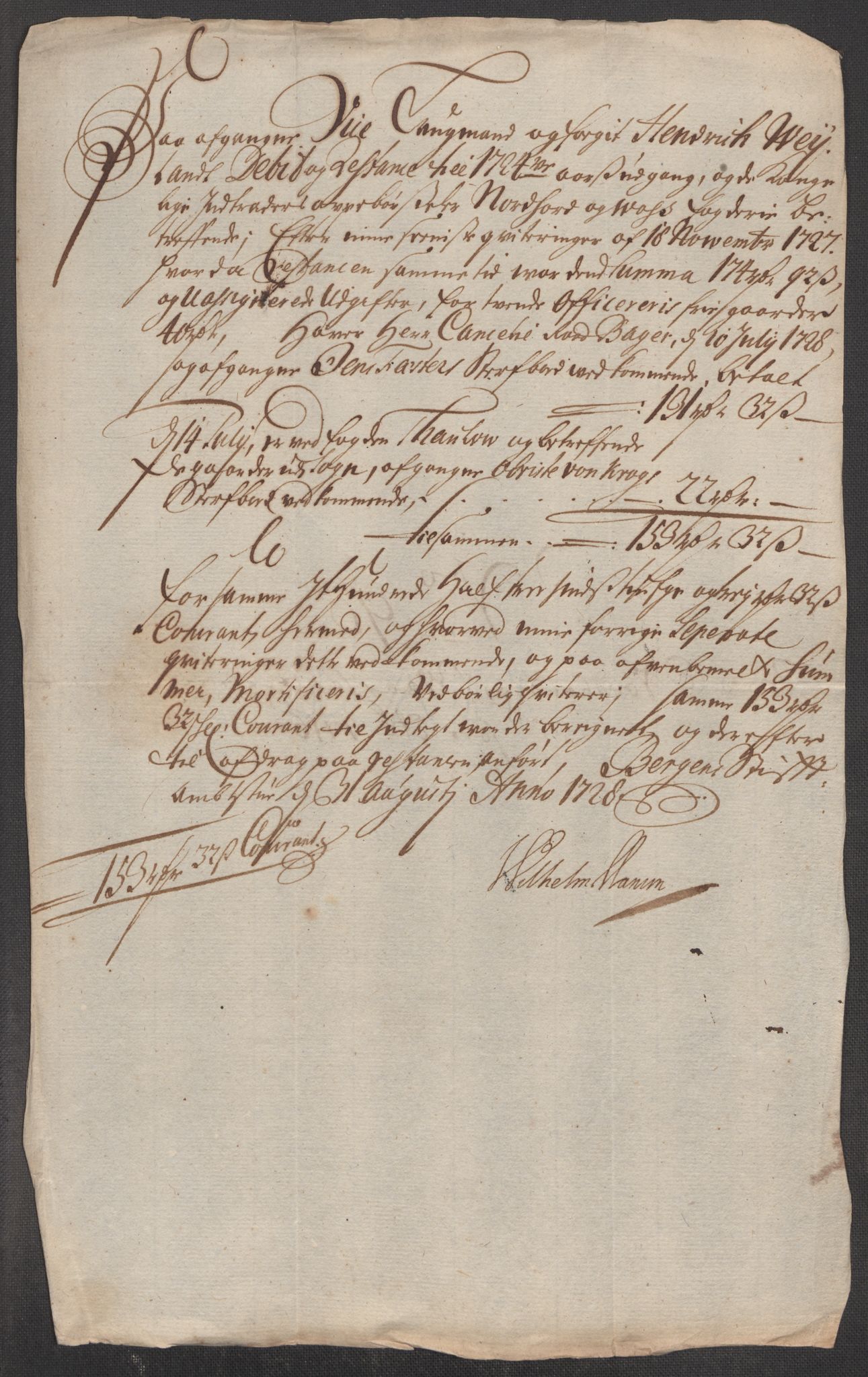 Rentekammeret inntil 1814, Reviderte regnskaper, Fogderegnskap, AV/RA-EA-4092/R51/L3199: Fogderegnskap Nordhordland og Voss, 1716, p. 323