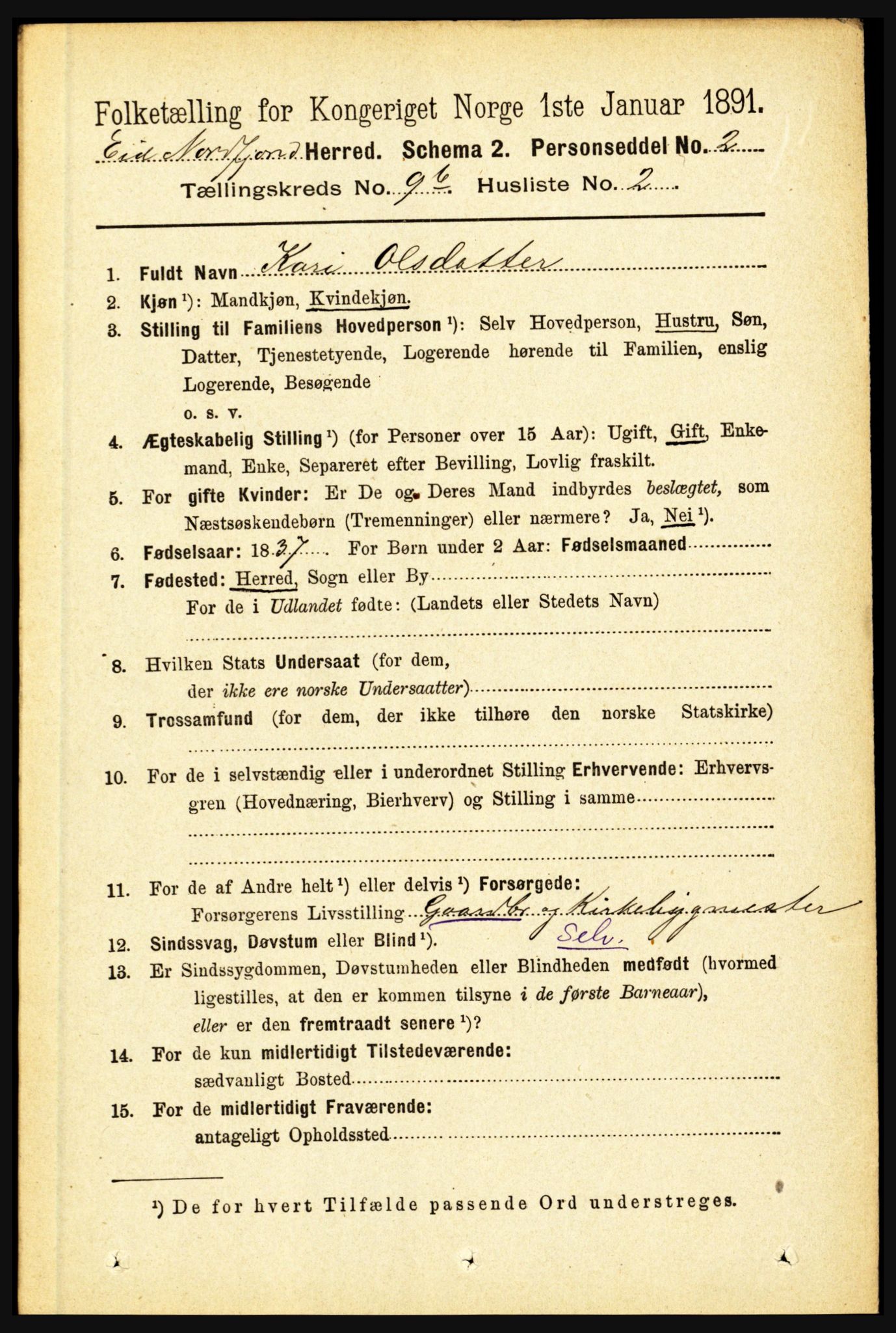 RA, 1891 census for 1443 Eid, 1891, p. 2487