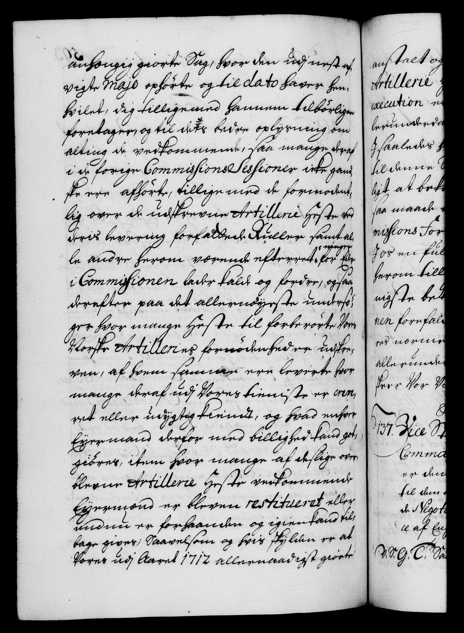 Danske Kanselli 1572-1799, AV/RA-EA-3023/F/Fc/Fca/Fcab/L0019: Norske tegnelser, 1710-1714, p. 593b