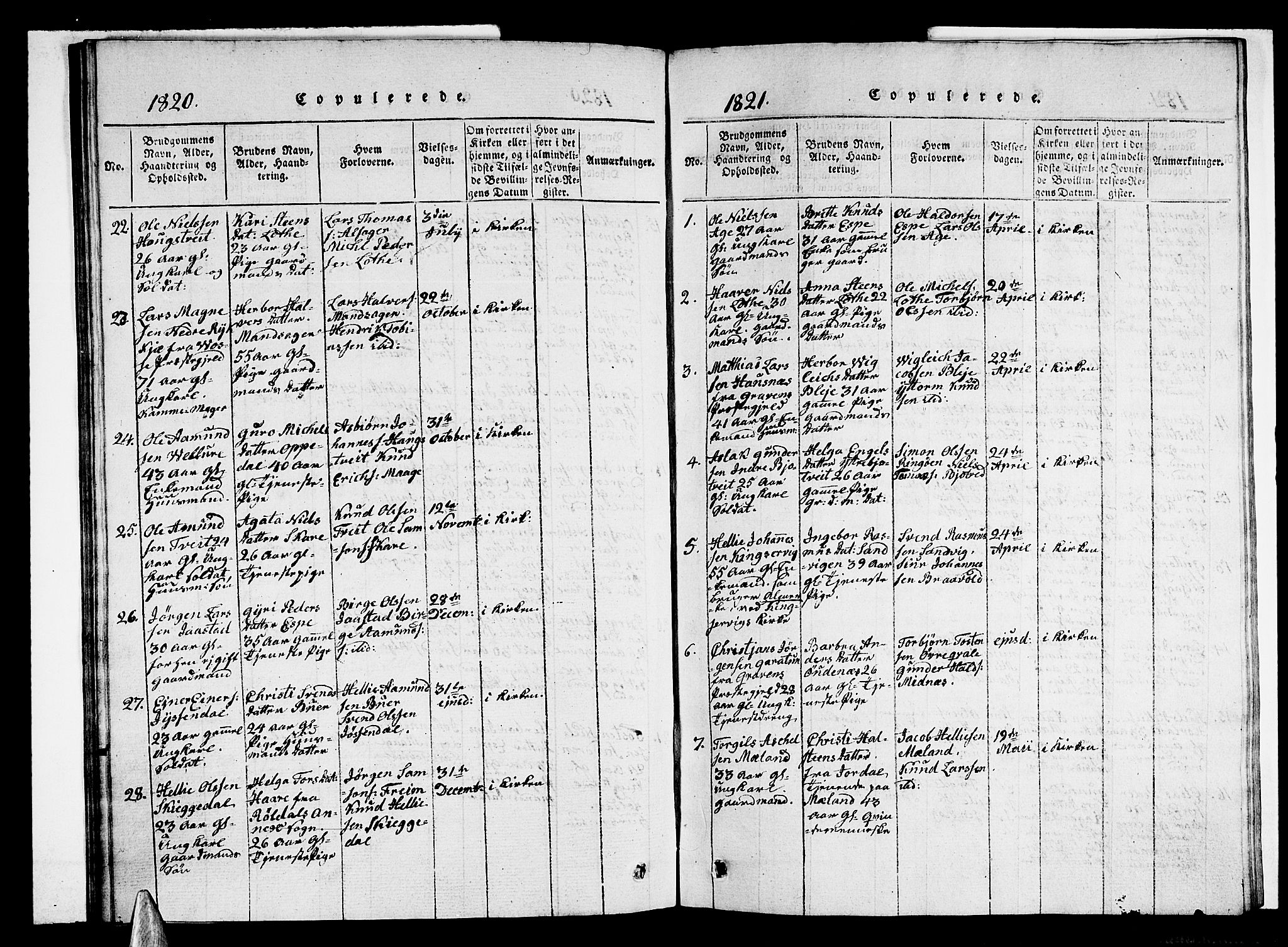 Ullensvang sokneprestembete, AV/SAB-A-78701/H/Haa: Parish register (official) no. A 9, 1819-1826