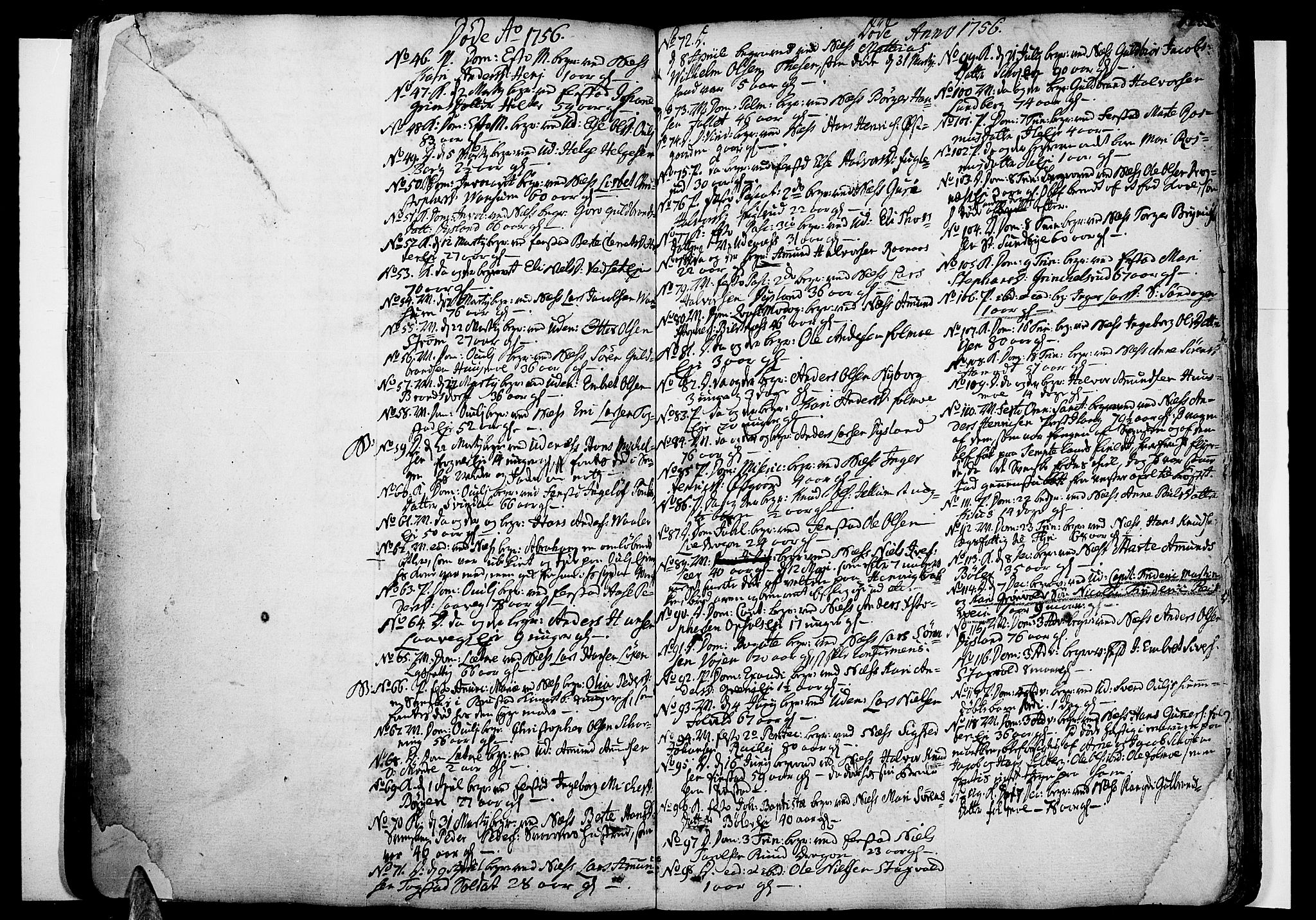 Nes prestekontor Kirkebøker, SAO/A-10410/F/Fa/L0003: Parish register (official) no. I 3, 1734-1781, p. 123
