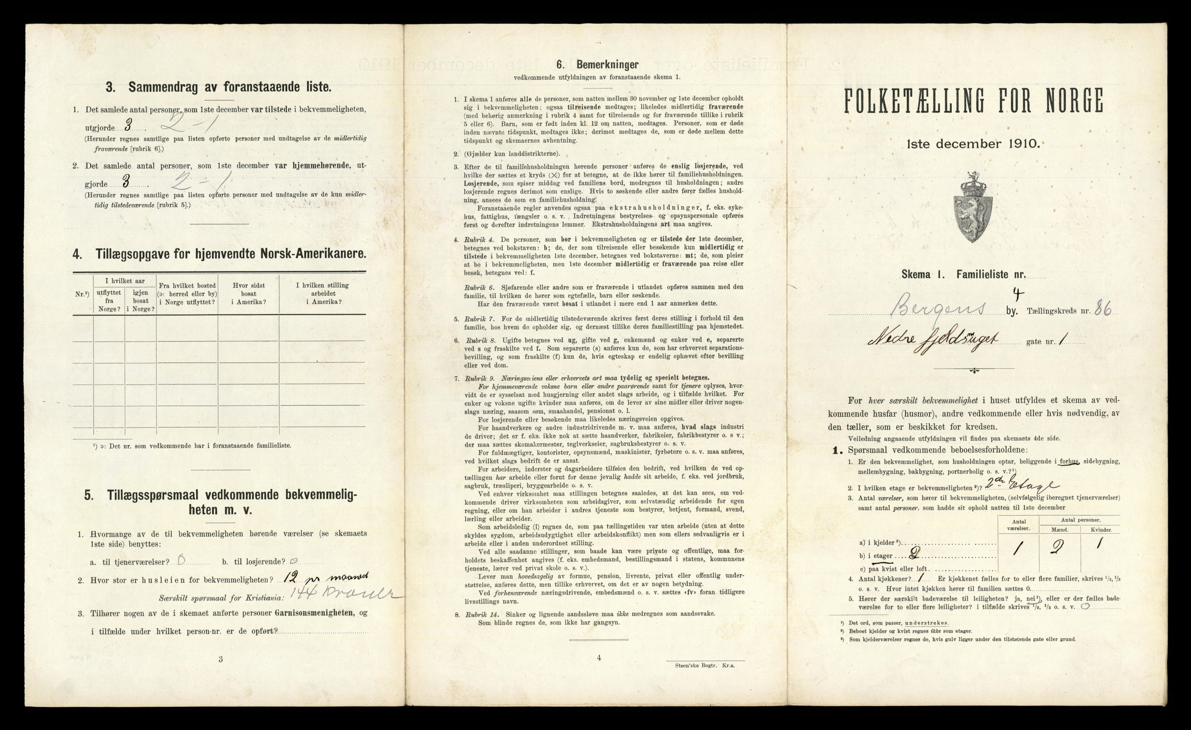 RA, 1910 census for Bergen, 1910, p. 30143