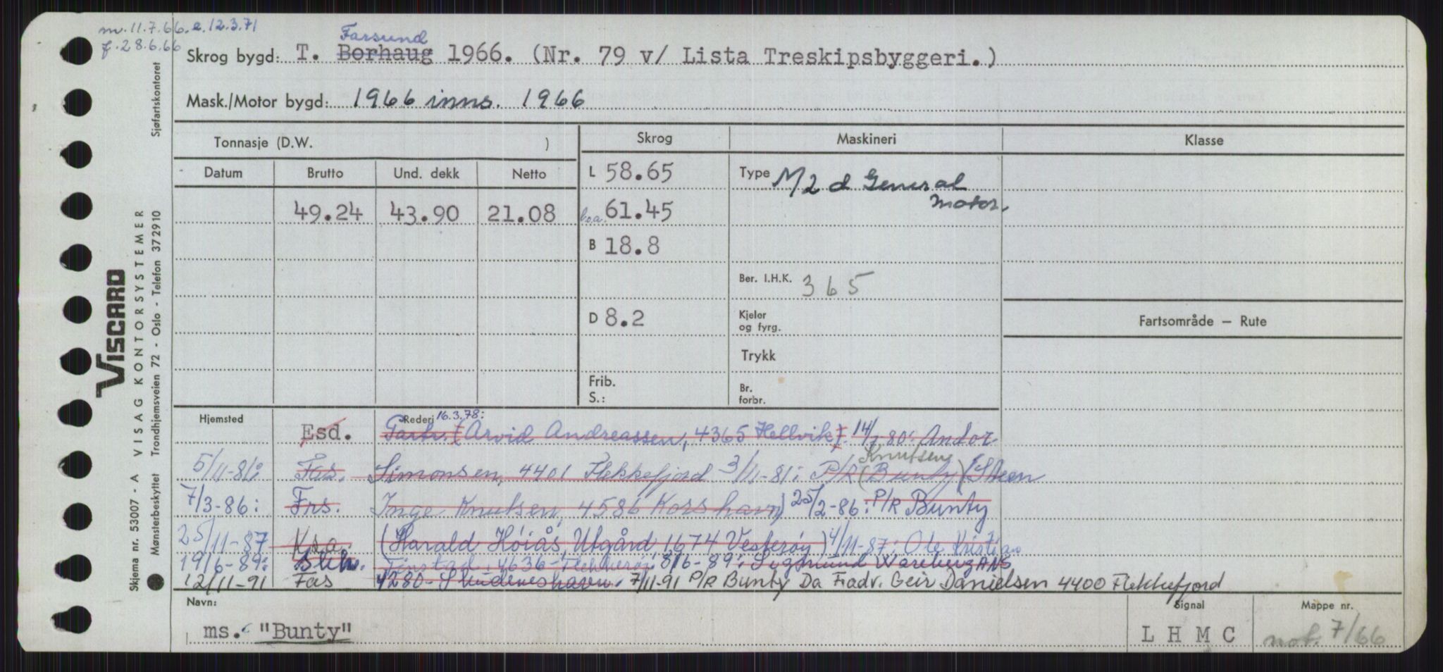 Sjøfartsdirektoratet med forløpere, Skipsmålingen, RA/S-1627/H/Ha/L0001/0002: Fartøy, A-Eig / Fartøy Bjør-Eig, p. 417