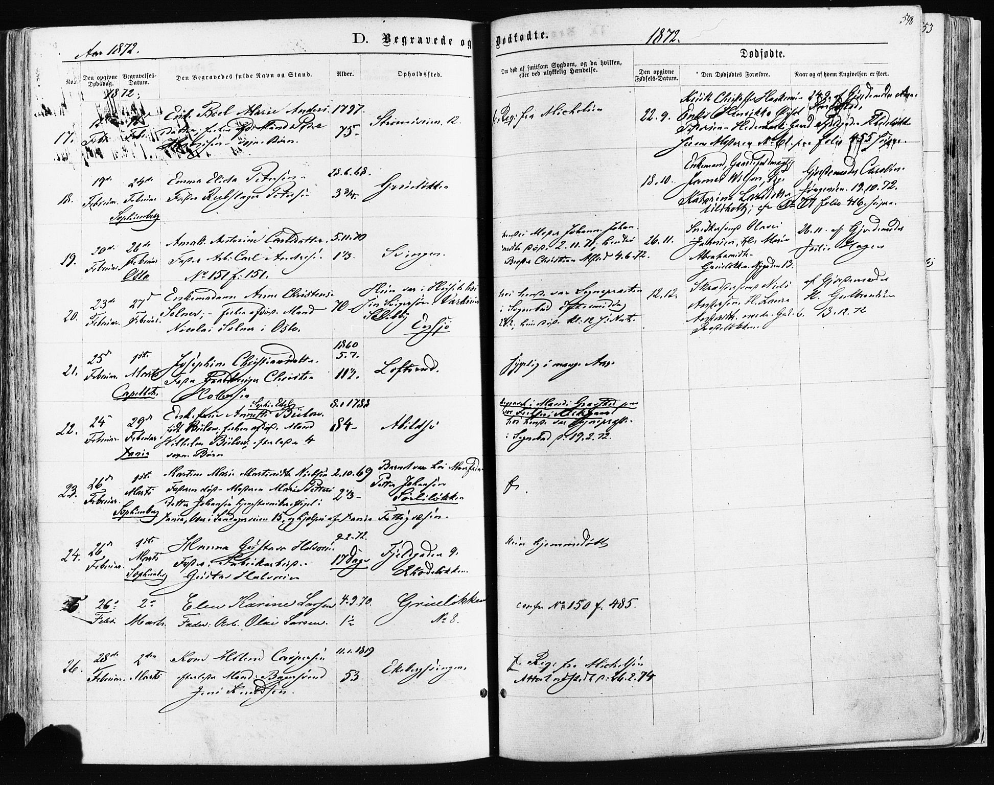 Østre Aker prestekontor Kirkebøker, AV/SAO-A-10840/F/Fa/L0003: Parish register (official) no. I 3, 1869-1875, p. 548