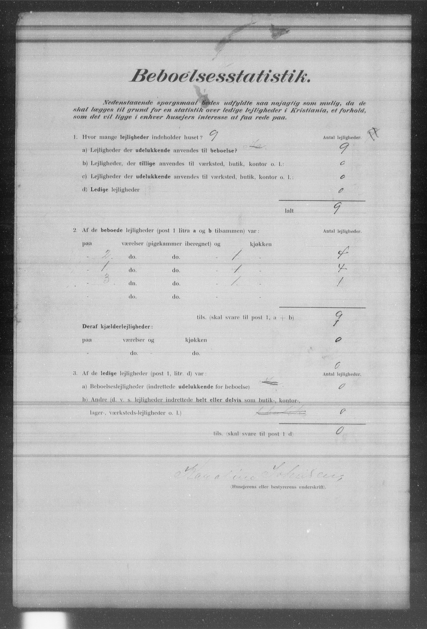 OBA, Municipal Census 1902 for Kristiania, 1902, p. 20003