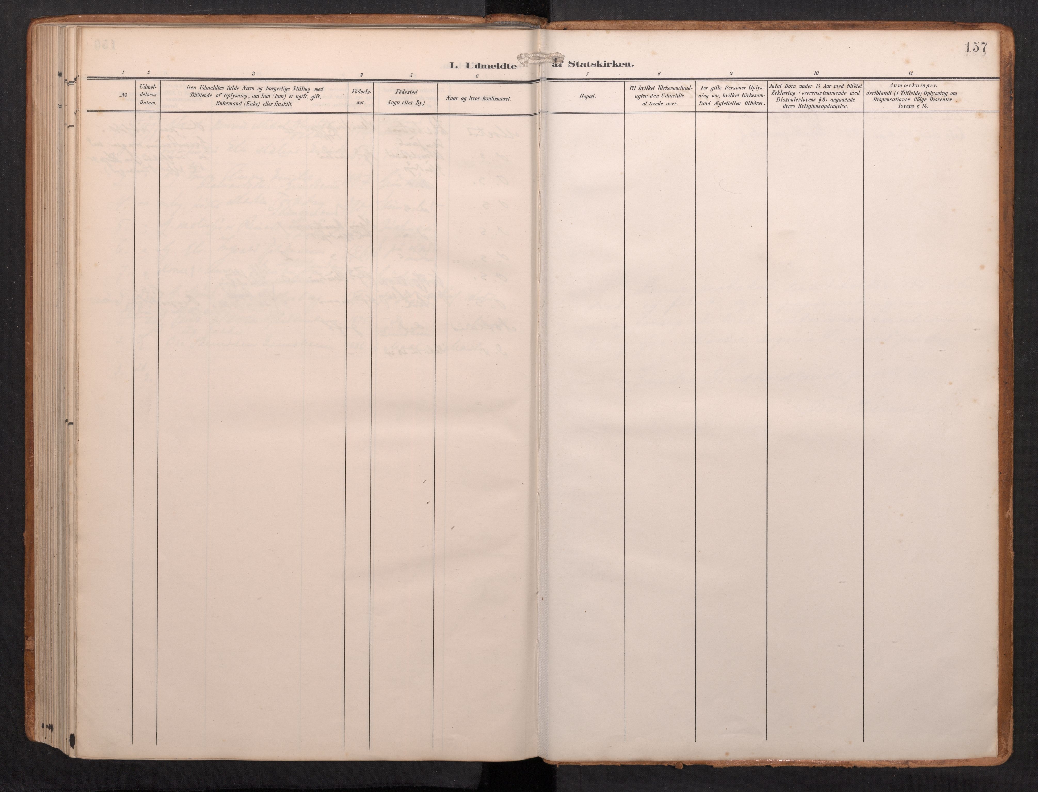 Finnås sokneprestembete, SAB/A-99925/H/Ha/Haa/Haab/L0003: Parish register (official) no. B 3, 1907-1923, p. 157