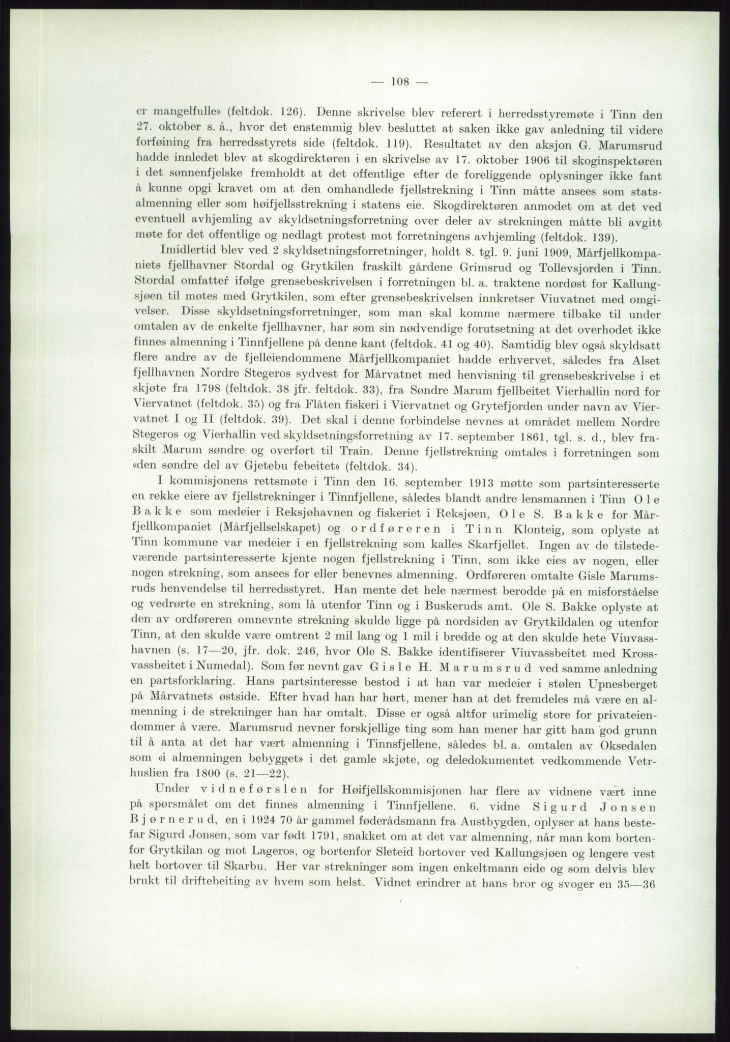 Høyfjellskommisjonen, AV/RA-S-1546/X/Xa/L0001: Nr. 1-33, 1909-1953, p. 1878