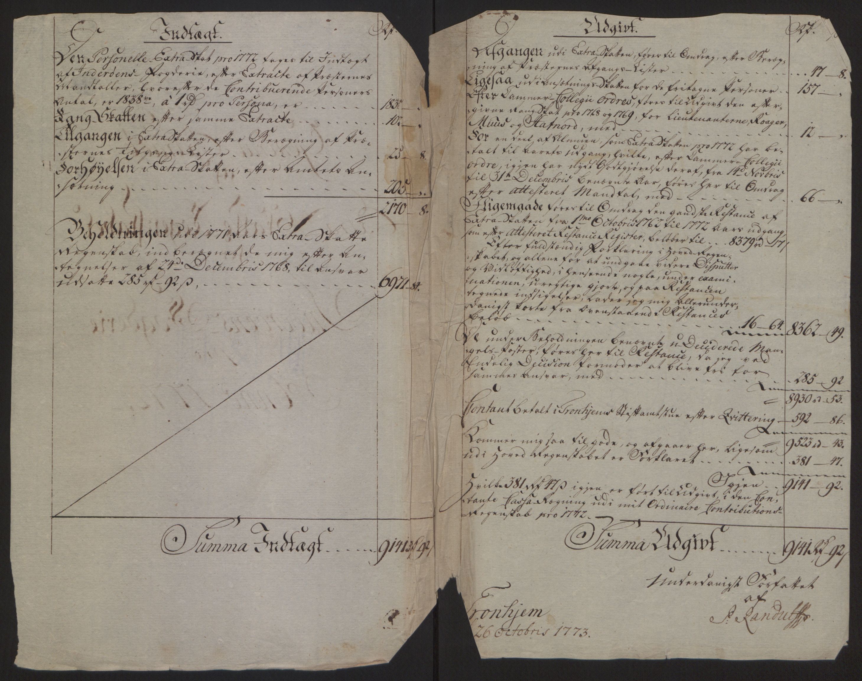 Rentekammeret inntil 1814, Reviderte regnskaper, Fogderegnskap, AV/RA-EA-4092/R63/L4420: Ekstraskatten Inderøy, 1762-1772, p. 493