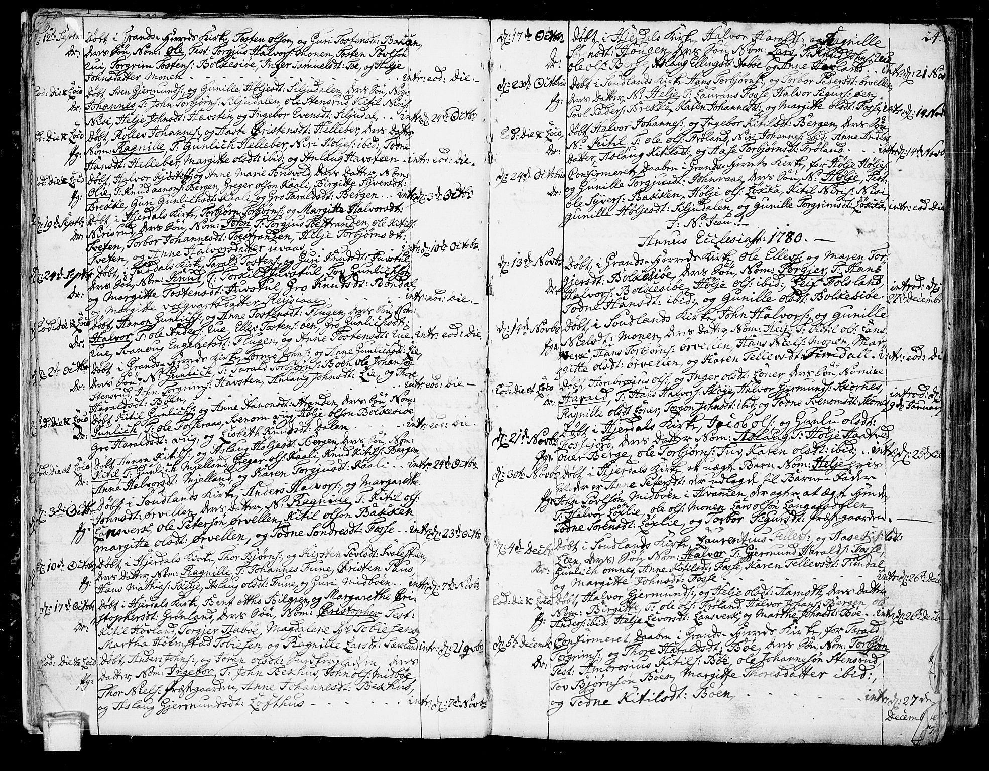 Hjartdal kirkebøker, SAKO/A-270/F/Fa/L0005: Parish register (official) no. I 5, 1776-1801, p. 23-24