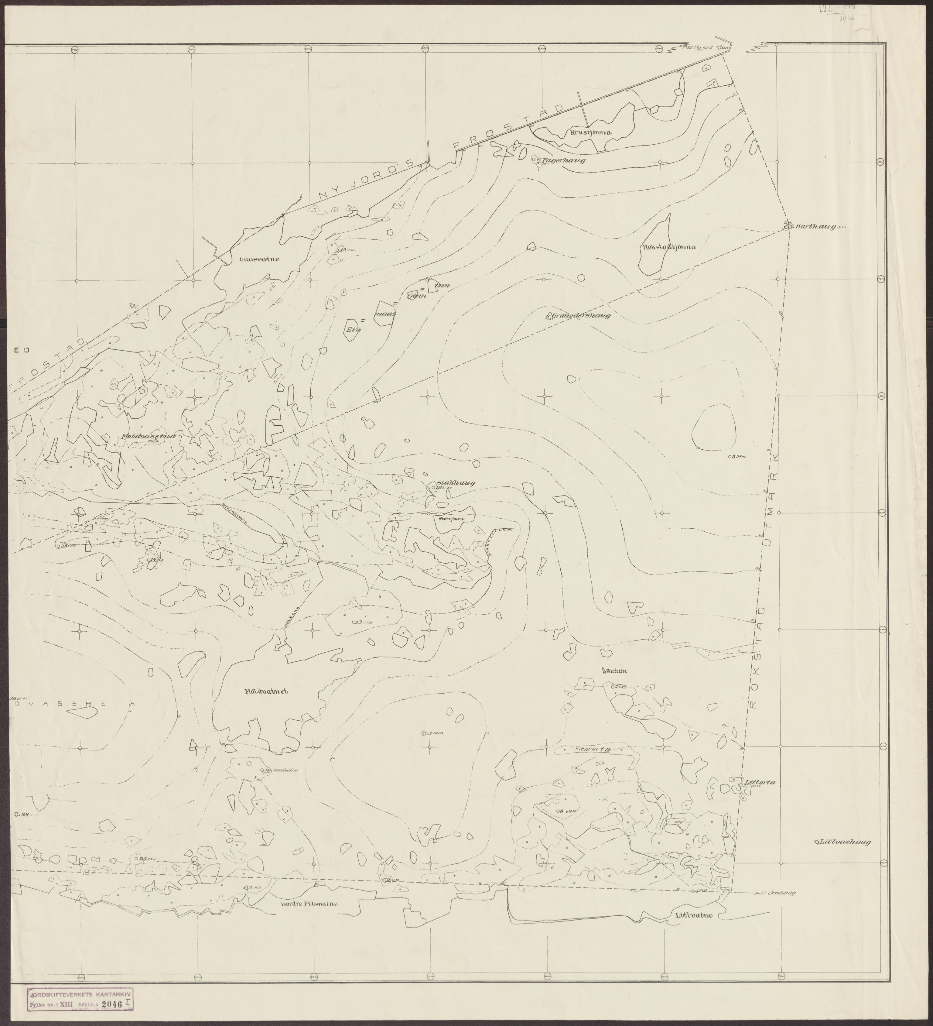 Jordskifteverkets kartarkiv, RA/S-3929/T, 1859-1988, p. 2492