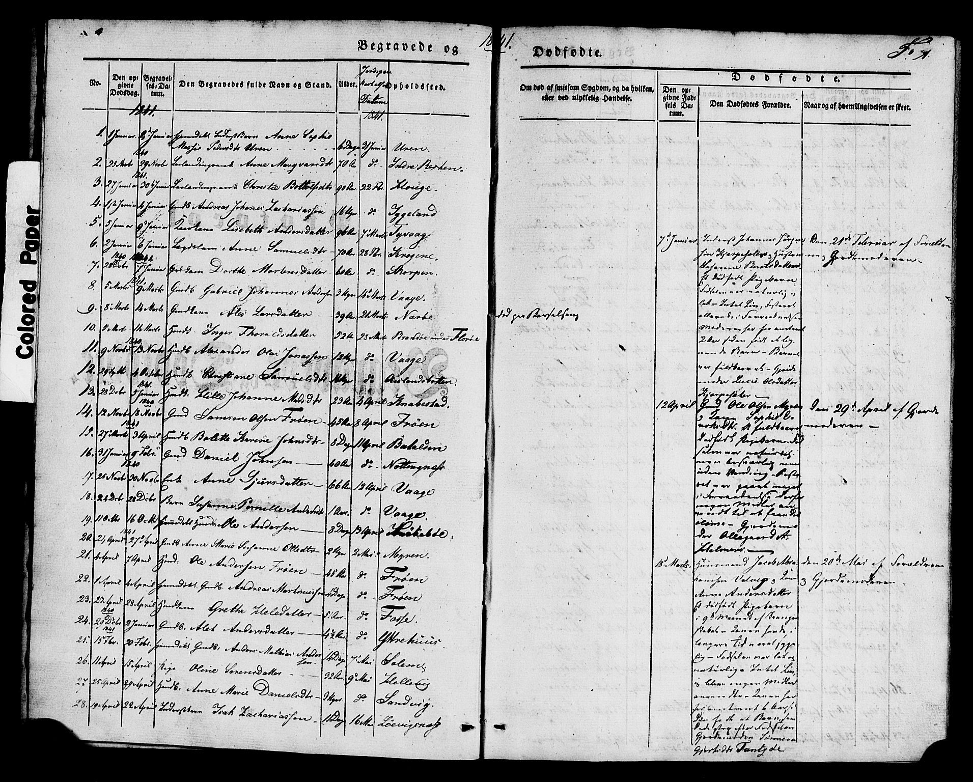 Kinn sokneprestembete, AV/SAB-A-80801/H/Haa/Haaa/L0011: Parish register (official) no. A 11, 1841-1855, p. 1