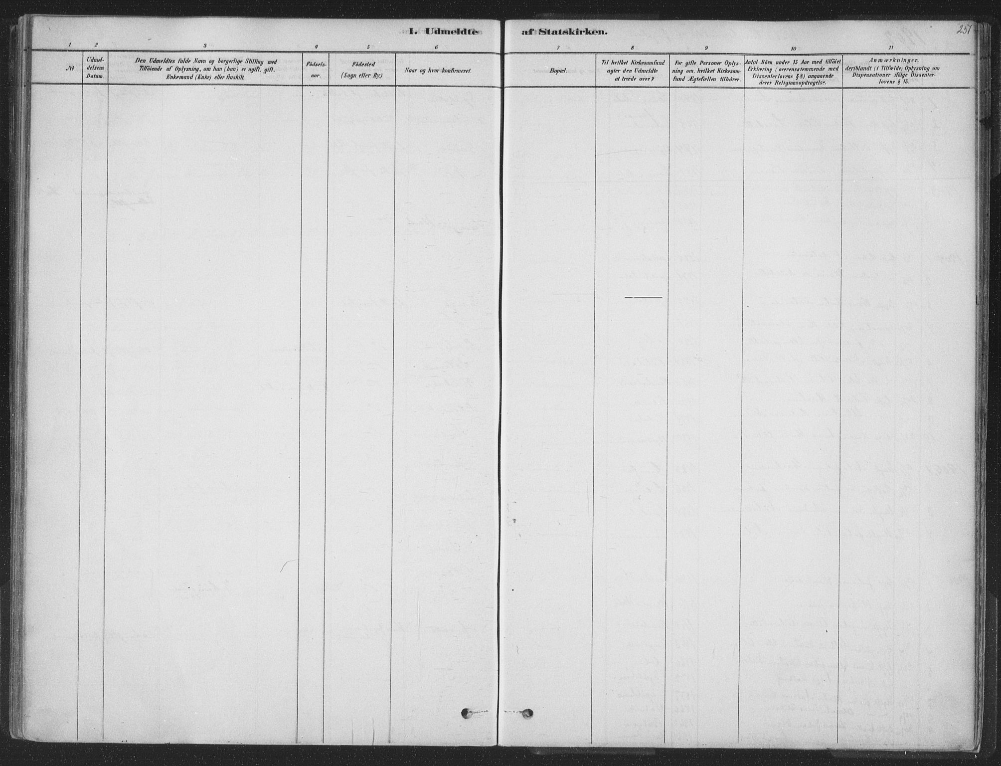 Ministerialprotokoller, klokkerbøker og fødselsregistre - Nordland, AV/SAT-A-1459/843/L0627: Parish register (official) no. 843A02, 1878-1908, p. 251