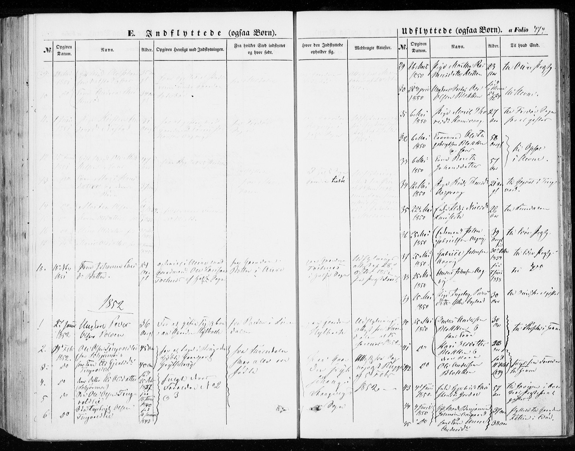 Ministerialprotokoller, klokkerbøker og fødselsregistre - Møre og Romsdal, SAT/A-1454/592/L1026: Parish register (official) no. 592A04, 1849-1867, p. 474