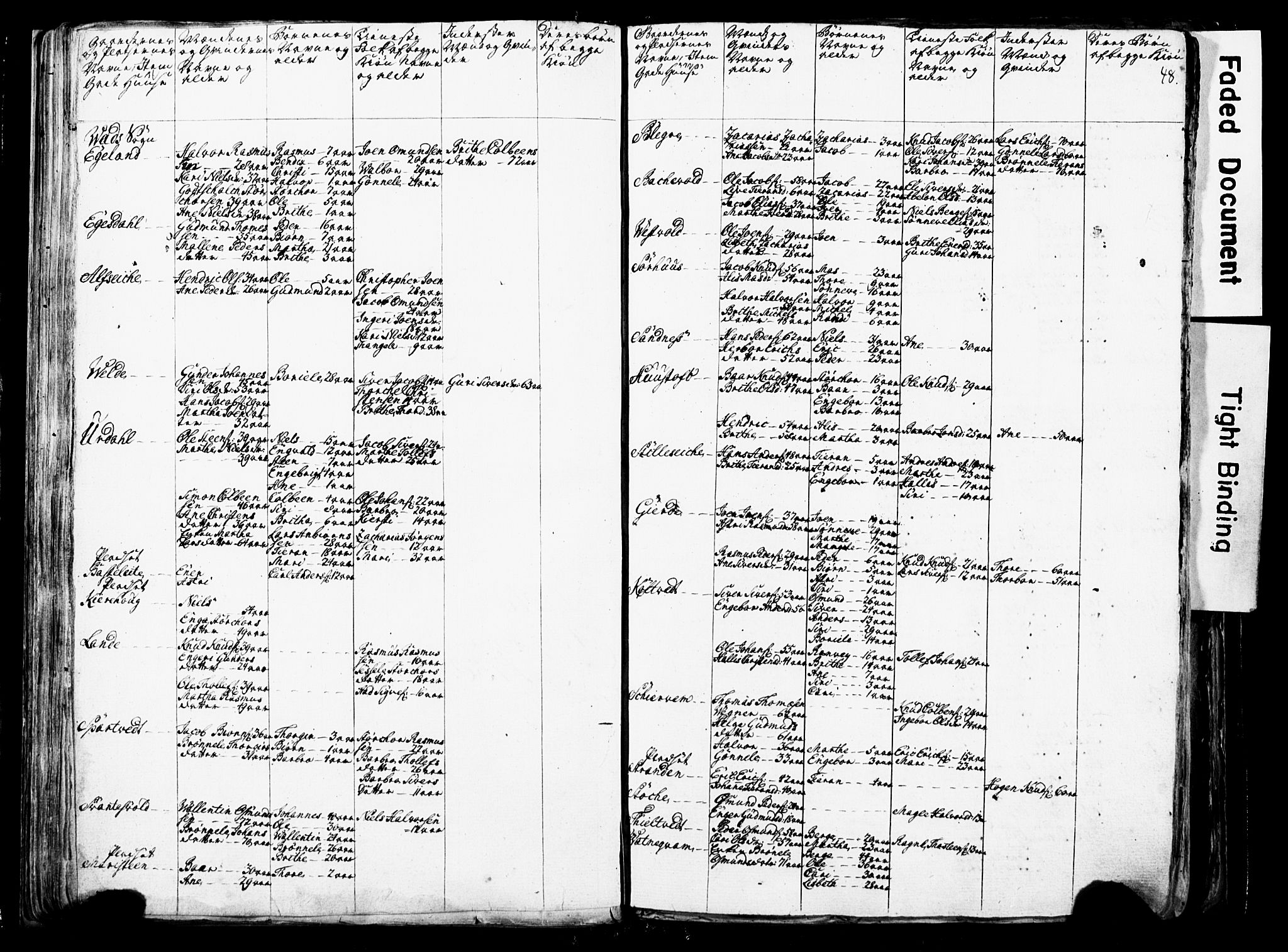 Fylkesmannen i Rogaland, AV/SAST-A-101928/99/3/325/325CA/L0016: SJELEREGISTER RYFYLKE PRESTEGJELD, 1758, p. 48