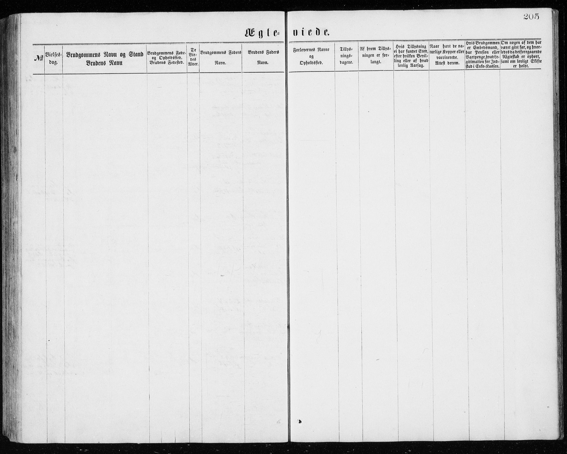 Ministerialprotokoller, klokkerbøker og fødselsregistre - Møre og Romsdal, AV/SAT-A-1454/515/L0214: Parish register (copy) no. 515C01, 1865-1883, p. 205