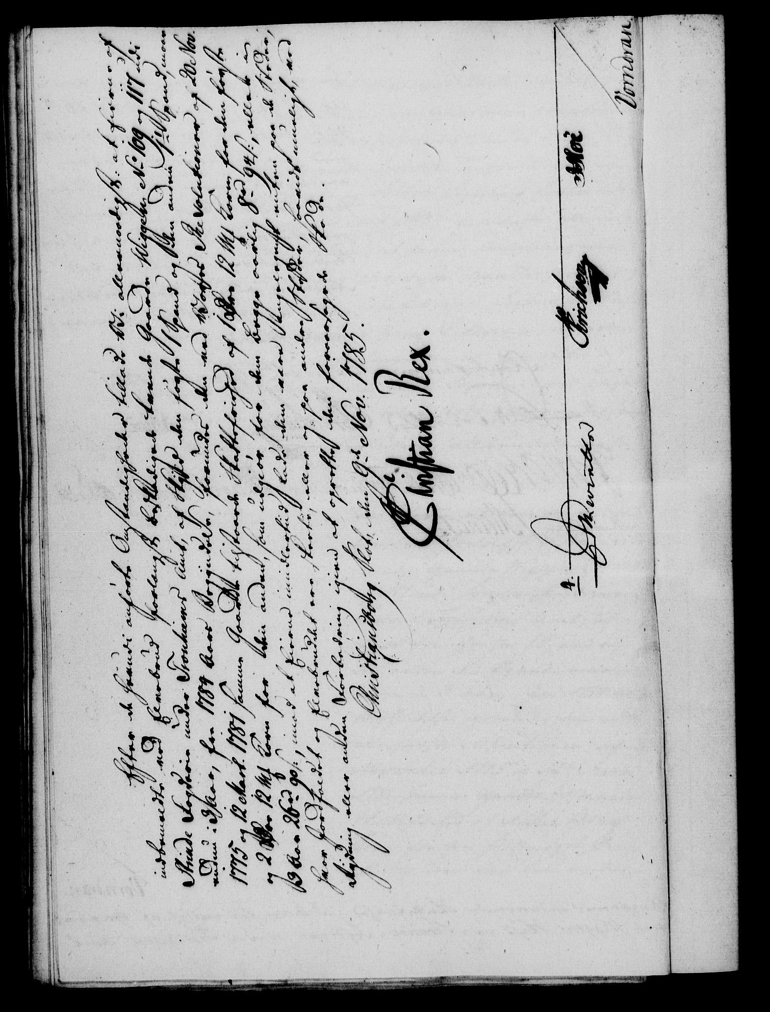 Rentekammeret, Kammerkanselliet, RA/EA-3111/G/Gf/Gfa/L0067: Norsk relasjons- og resolusjonsprotokoll (merket RK 52.67), 1785, p. 913