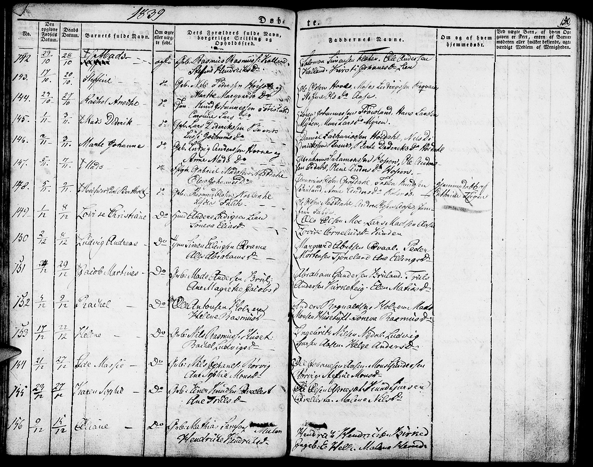 Førde sokneprestembete, SAB/A-79901/H/Haa/Haaa/L0006: Parish register (official) no. A 6, 1821-1842, p. 150